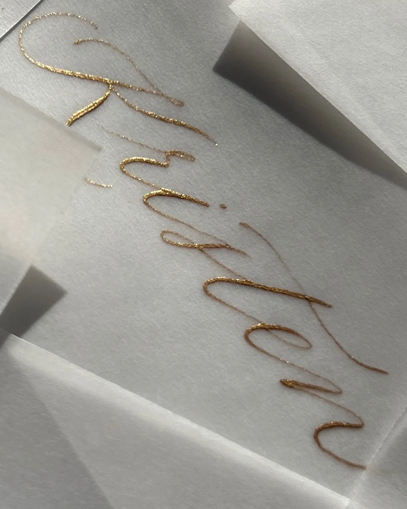 ✍🏾 A Calligraphy Combo I Can&rsquo;t Get Enough Of ✨

I don&rsquo;t often post a single photo, but this one feels like it deserves its own space. Gold ink on vellum is simple, understated, and quietly beautiful together. It&rsquo;s a pairing I&rsquo