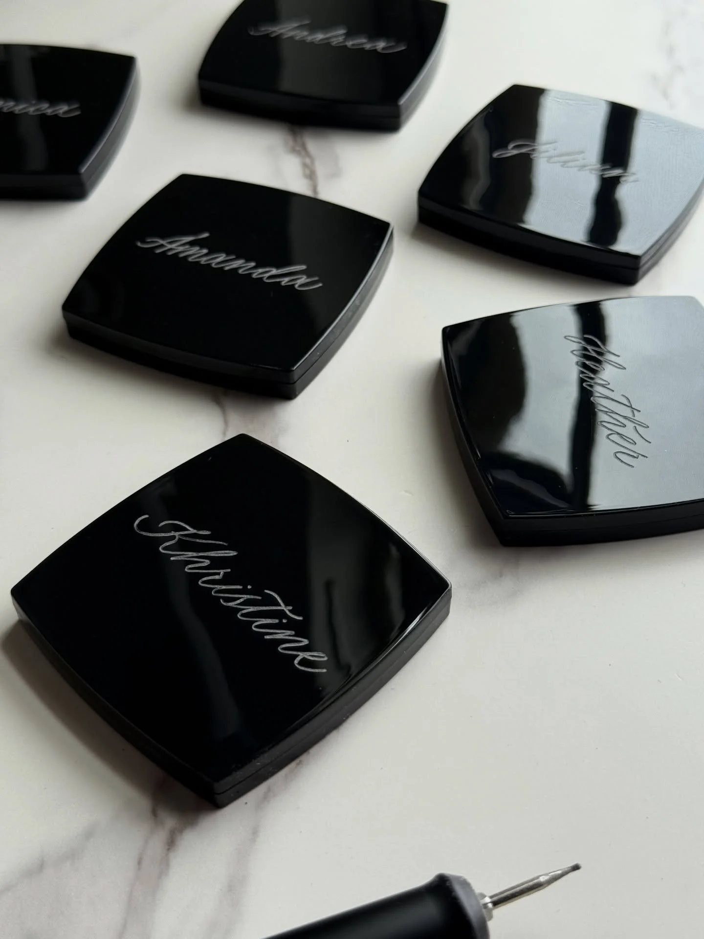 ✍🏾 Custom Engraved Chanel Vibes Compact Mirrors | The Return 🪞✨

The moment I laid eyes on these compact mirrors in late 2024, I knew they&rsquo;d be perfect for custom engraving!

I only meant to do a small batch, but they quickly became a favorit