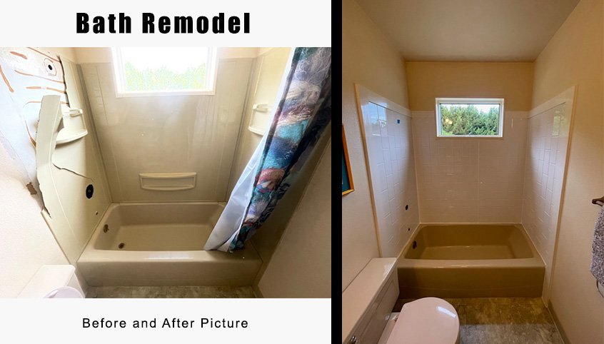 This Shower went from from Tear down to a very nice looking Renovation