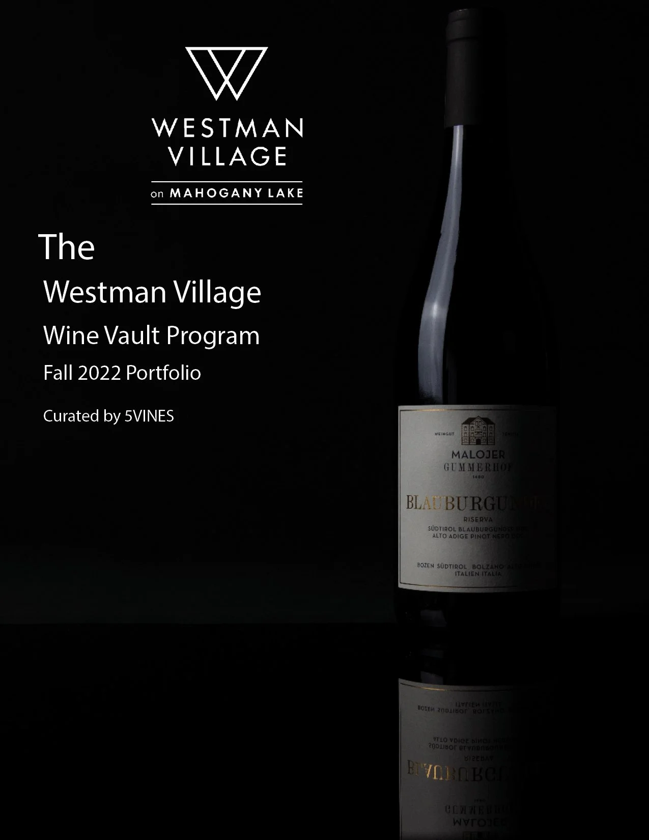 Westman Village Wine Catalogue editorial publication design Calgary