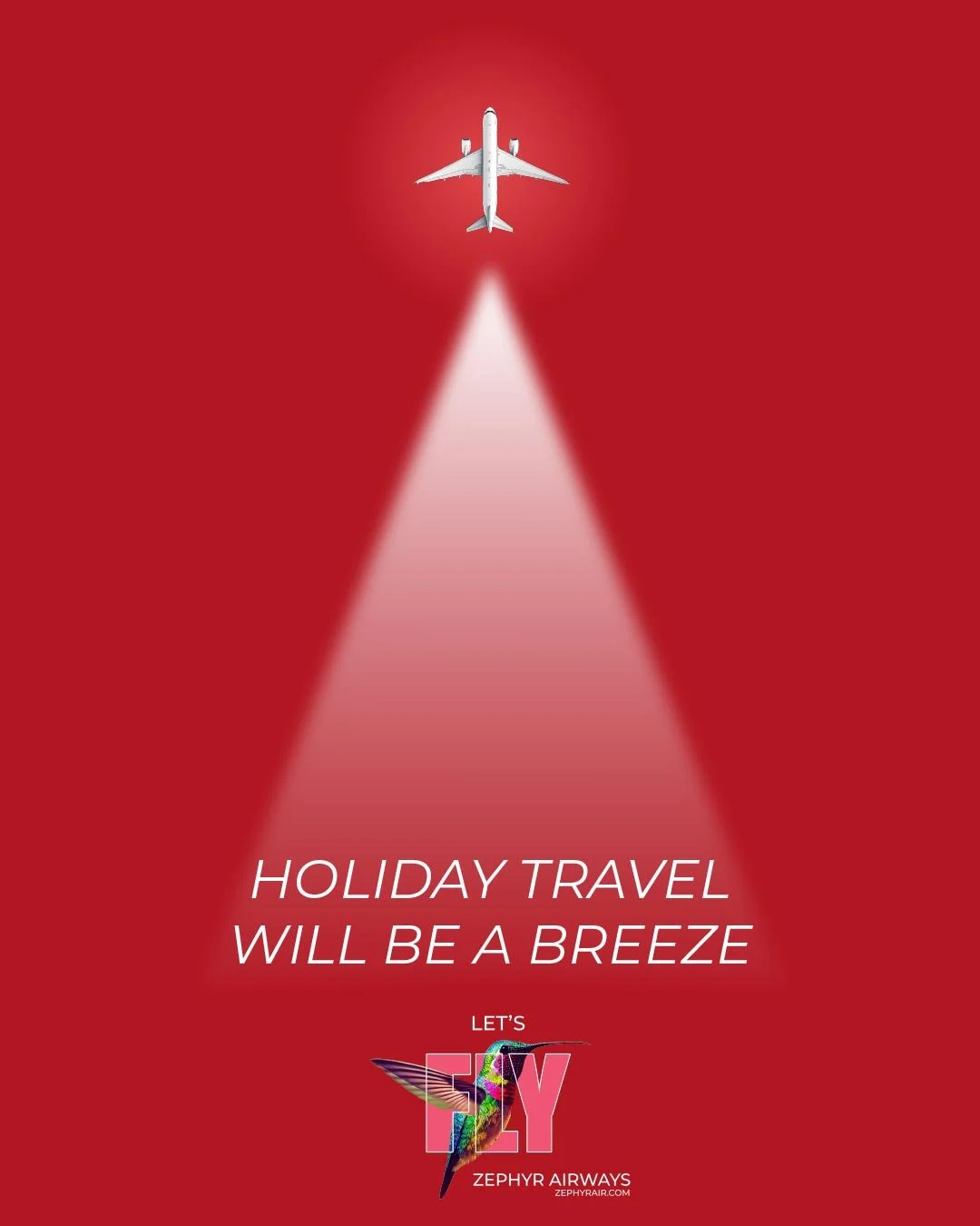 Conceptual airline campaign design for Canadian travel brands