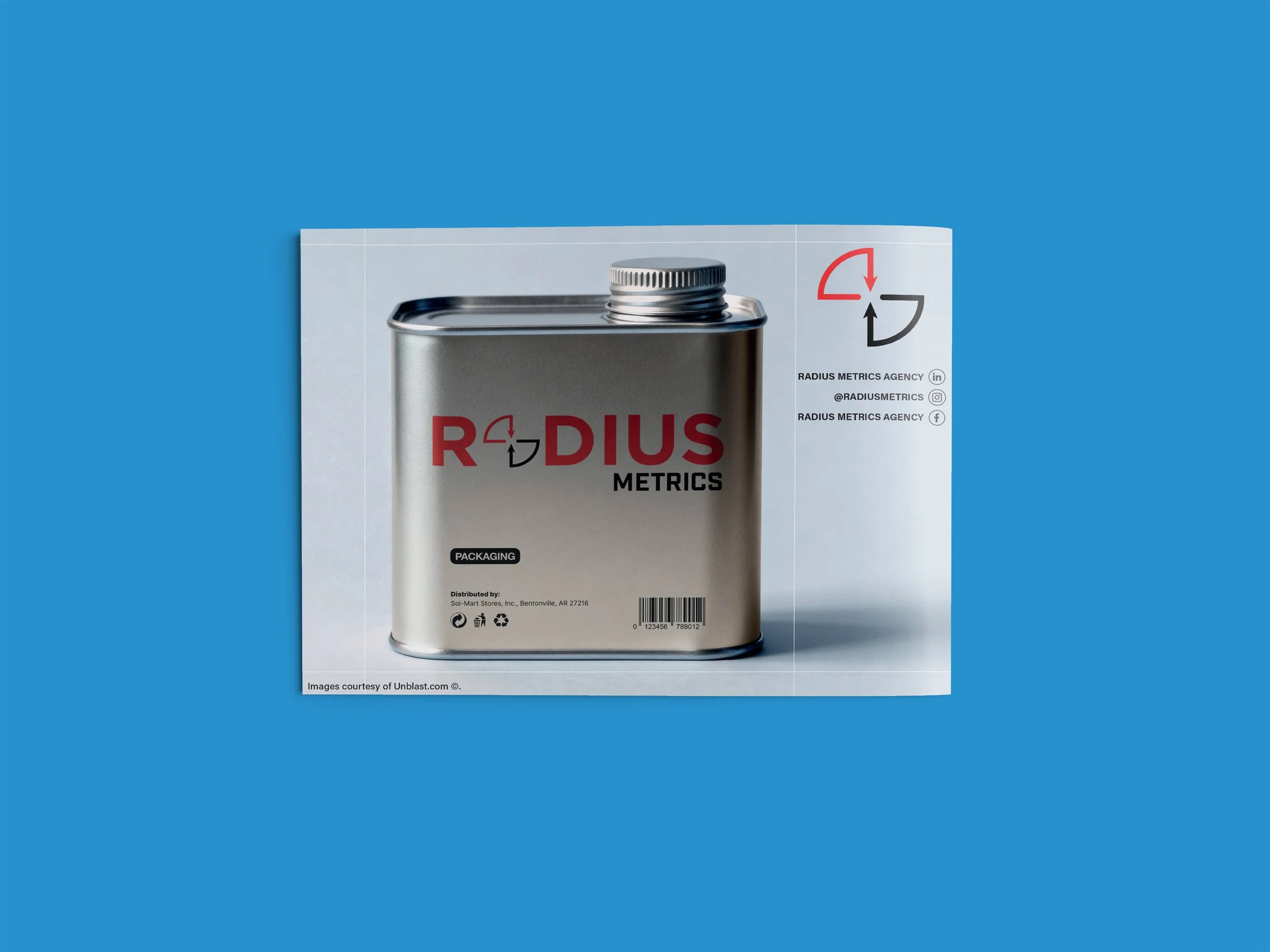 High-resolution desktop screen displaying the Shifting Focus case study for RADIUS Metrics, highlighting strategic design and professional photography services in Calgary.