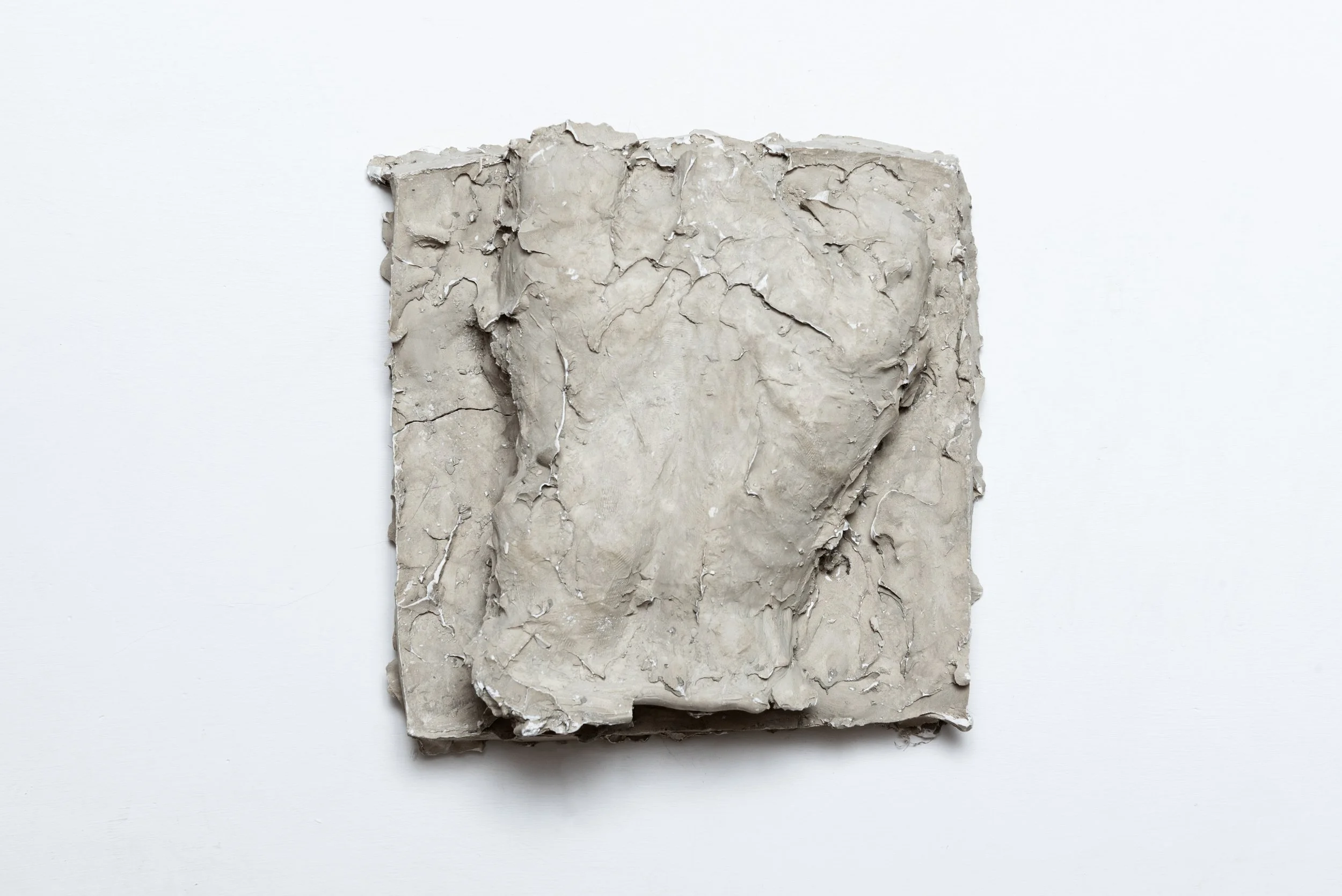 'Days of the week - Tuesday', 2023, plaster, 30 x 27 x 9 cm