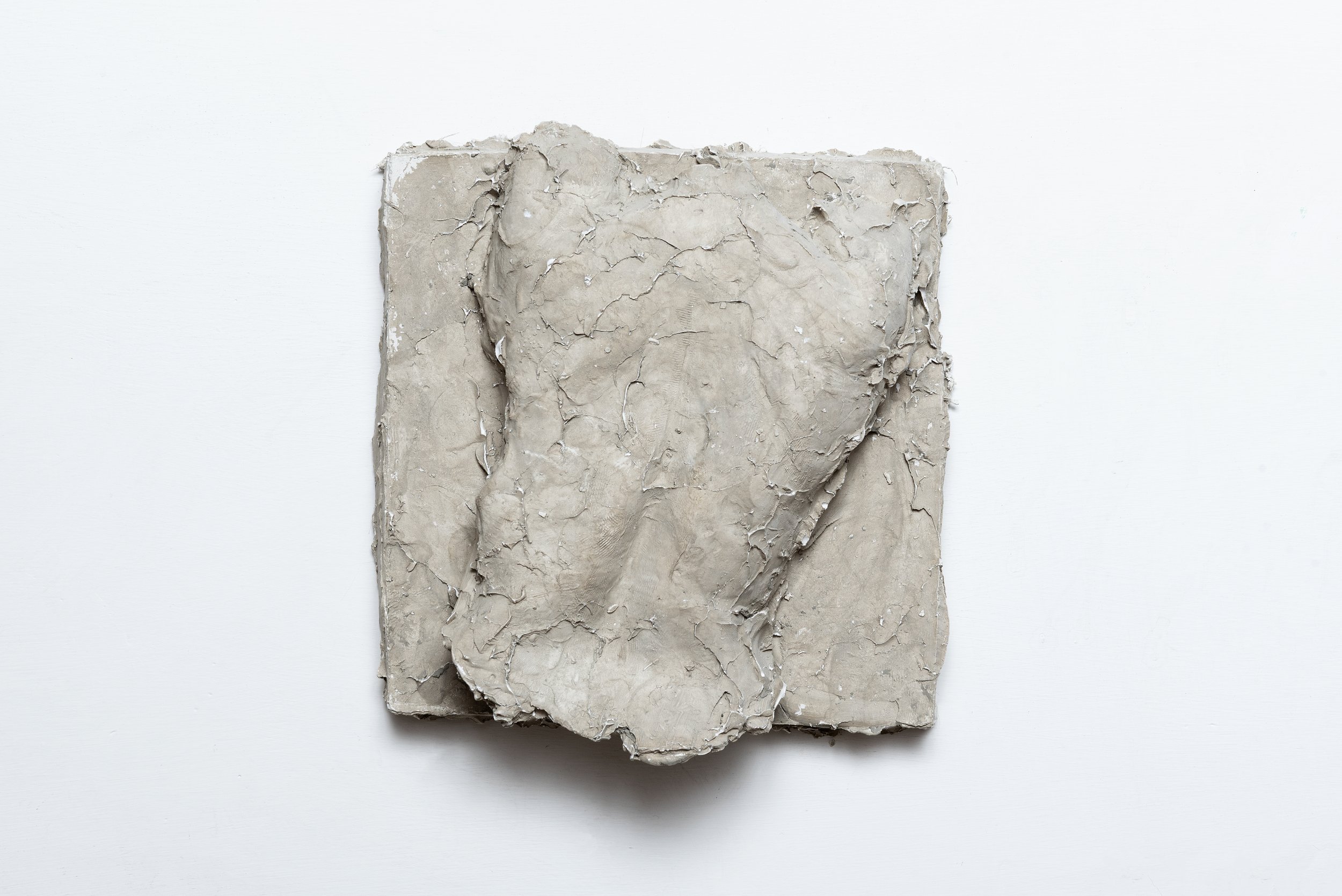 'Days of the week - Monday', 2023, plaster, 29 x 26 x 10 cm