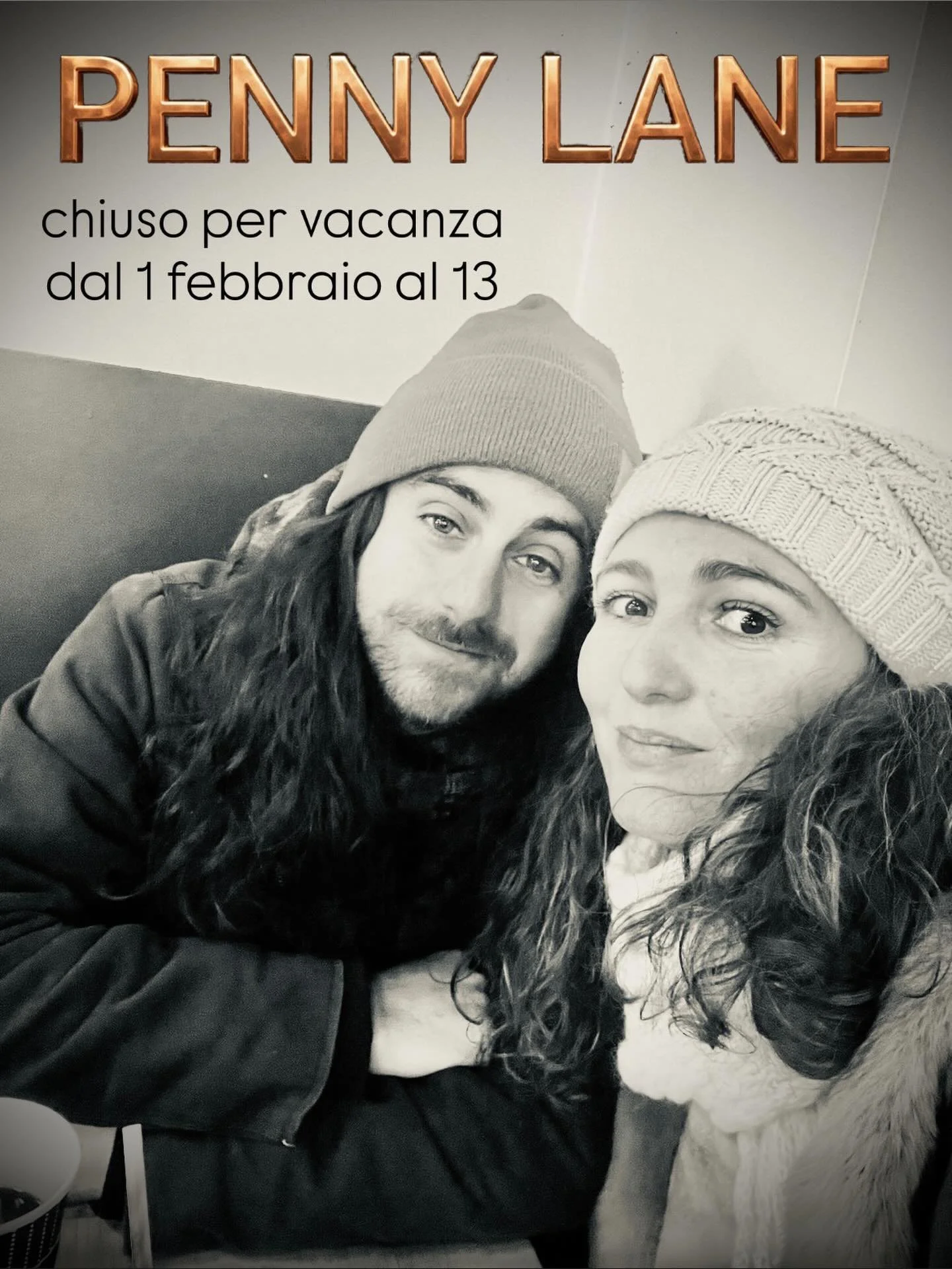 🌟 Penny Lane vi aspetta fino a Sabato con i soliti orari 9.30-13 16.30-20 poi ci prenderemo  una pausa fino al 13 febbraio 
Rientreremo con tante novit&agrave; il 14 febbraio 🌟 
🌟 Penny Lane awaits you until Saturday with the usual hours: 9:30-13 