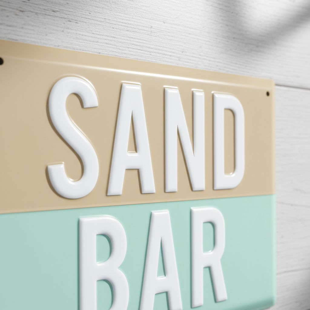 SAND BAR SIGN