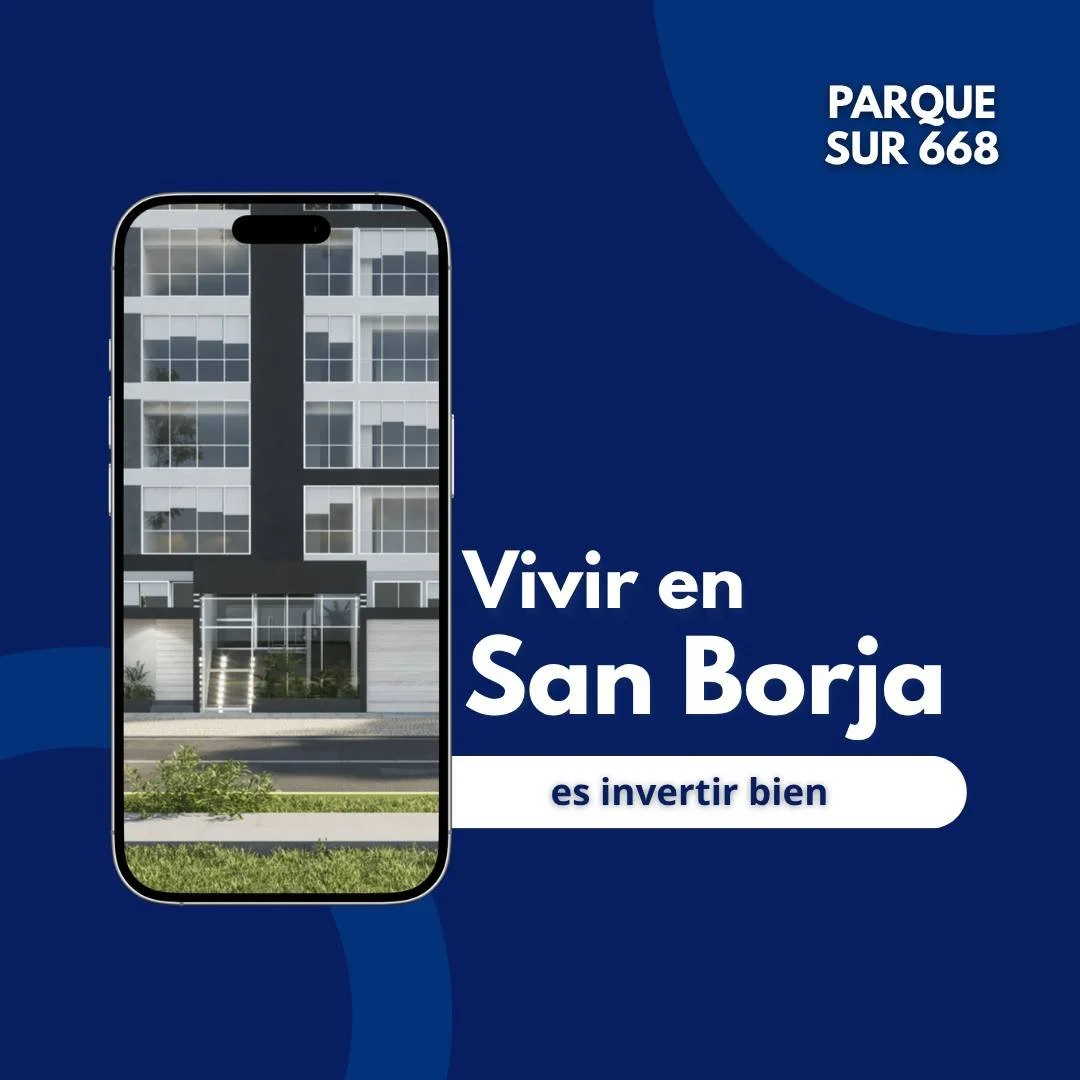 📈 &iquest;Sab&iacute;as que San Borja es una de las zonas de mayor revalorizaci&oacute;n de Lima?
Parques, ciclov&iacute;as, seguridad y alta demanda 🏙️.
Invertir en Parque Sur 668 es asegurar un depa desde $137,000 con valorizaci&oacute;n futura ?