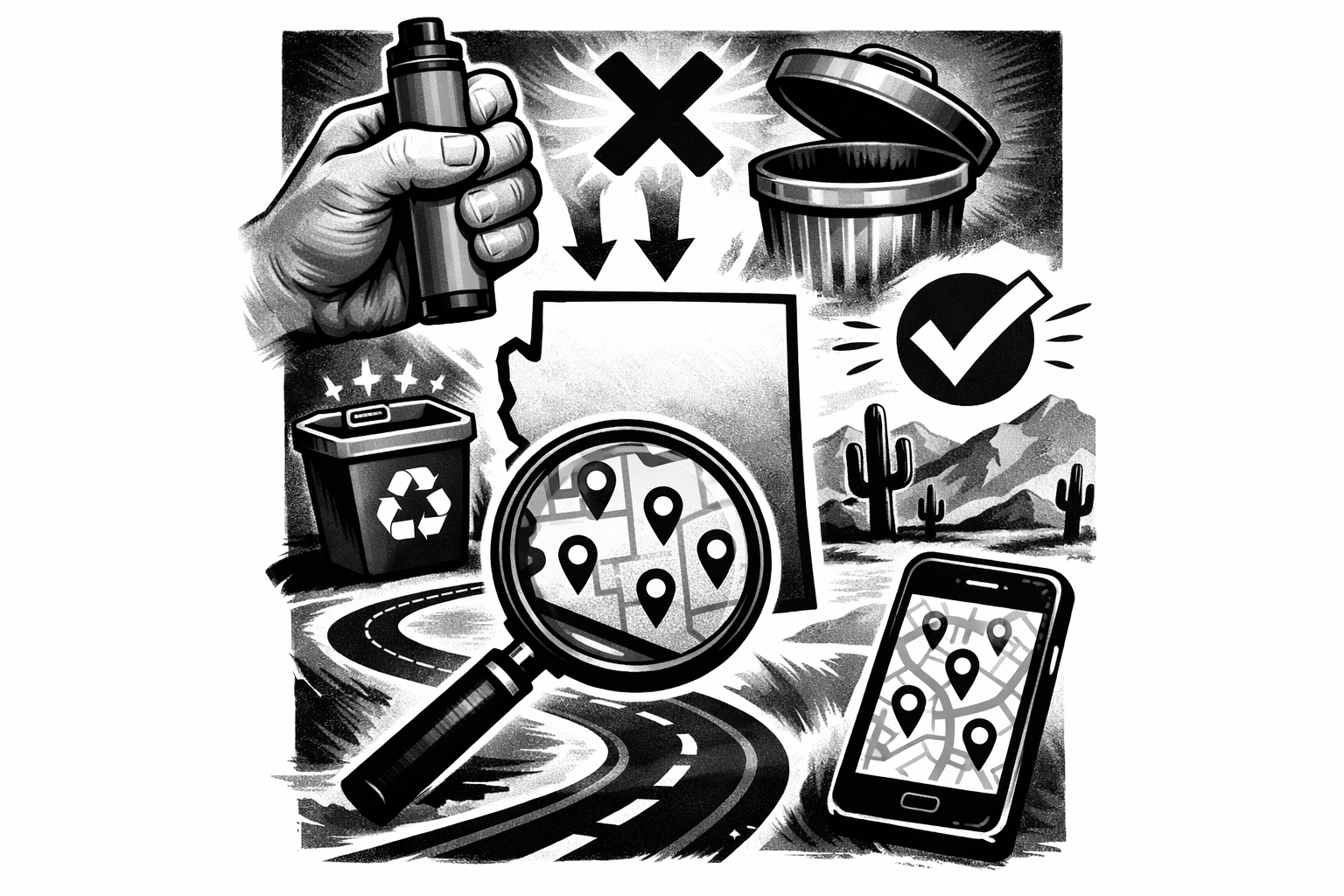 Used disposable vape drop-off program