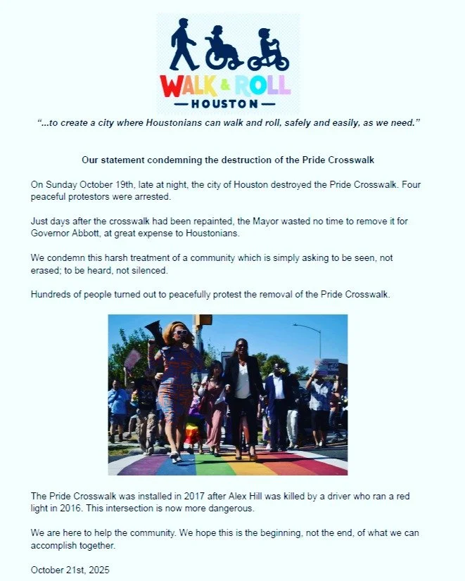 We condemn the harsh treatment of a community which is simply asking to be seen, not erased; to be heard, not silenced.