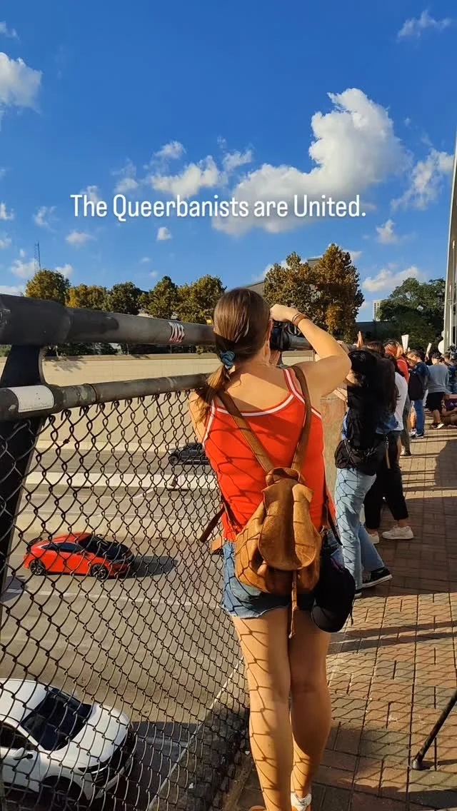 The Queerbanists are here and we will not be erased and we will not be silenced.