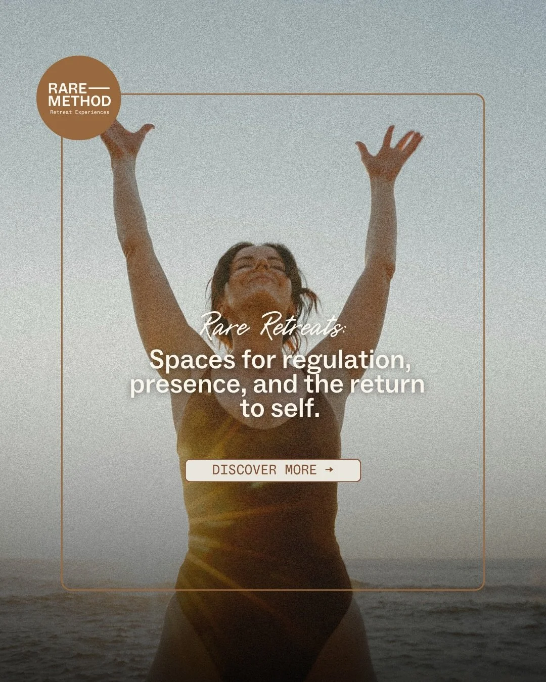Rare Method Retreats are designed as intentional containers for regulation, presence, and embodied clarity. Each experience offers a distinct rhythm, setting, and intention, while remaining rooted in the same somatic-informed foundation.&nbsp;

If yo