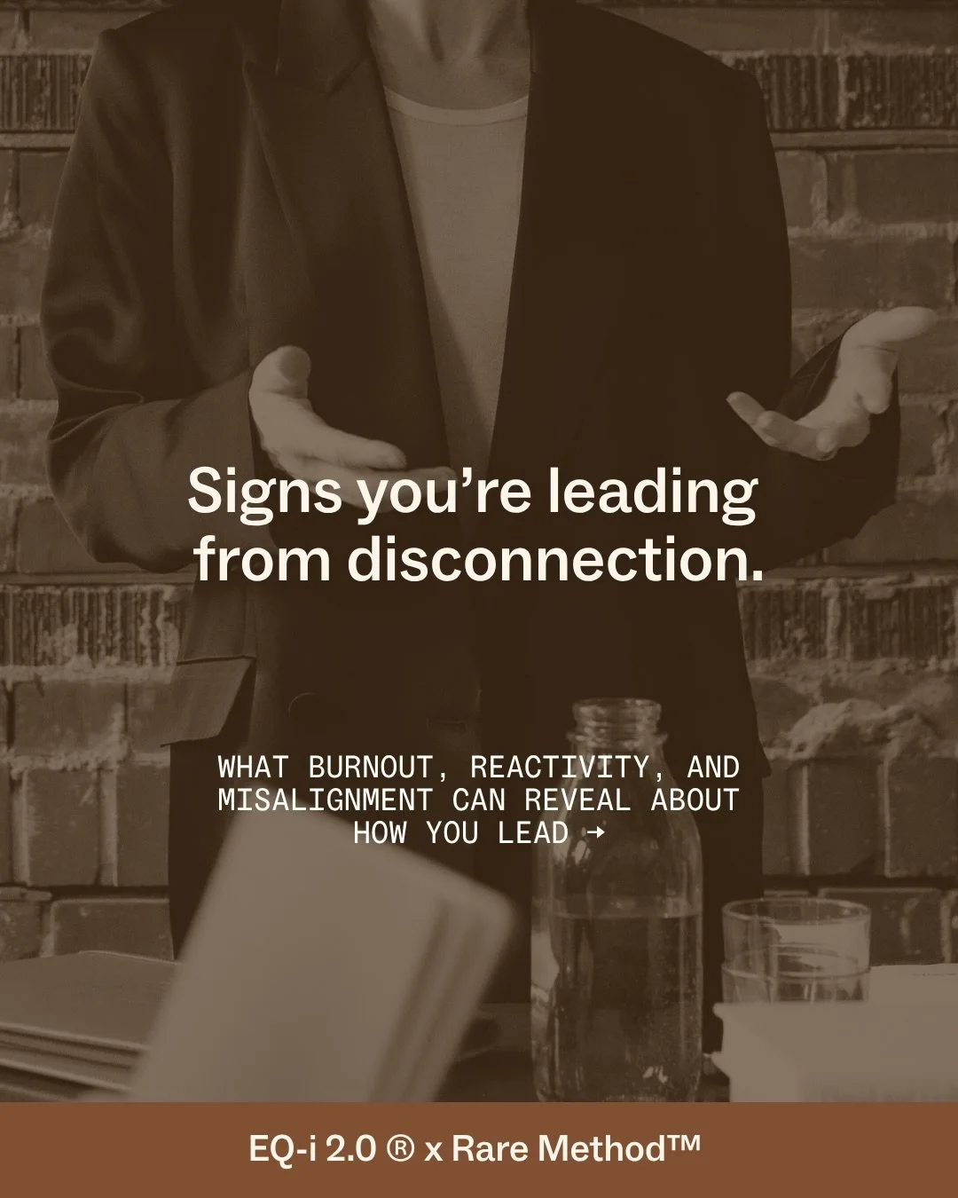 Ever feel like you&rsquo;re doing everything &ldquo;right&rdquo; but still not creating the impact that you want to?

That&rsquo;s not a lack of skill &rarr; It&rsquo;s disconnection.

&hellip; From your nervous system.

&hellip; From your instincts.