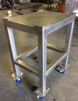 Metal Aluminum Cart Fabrication Welding