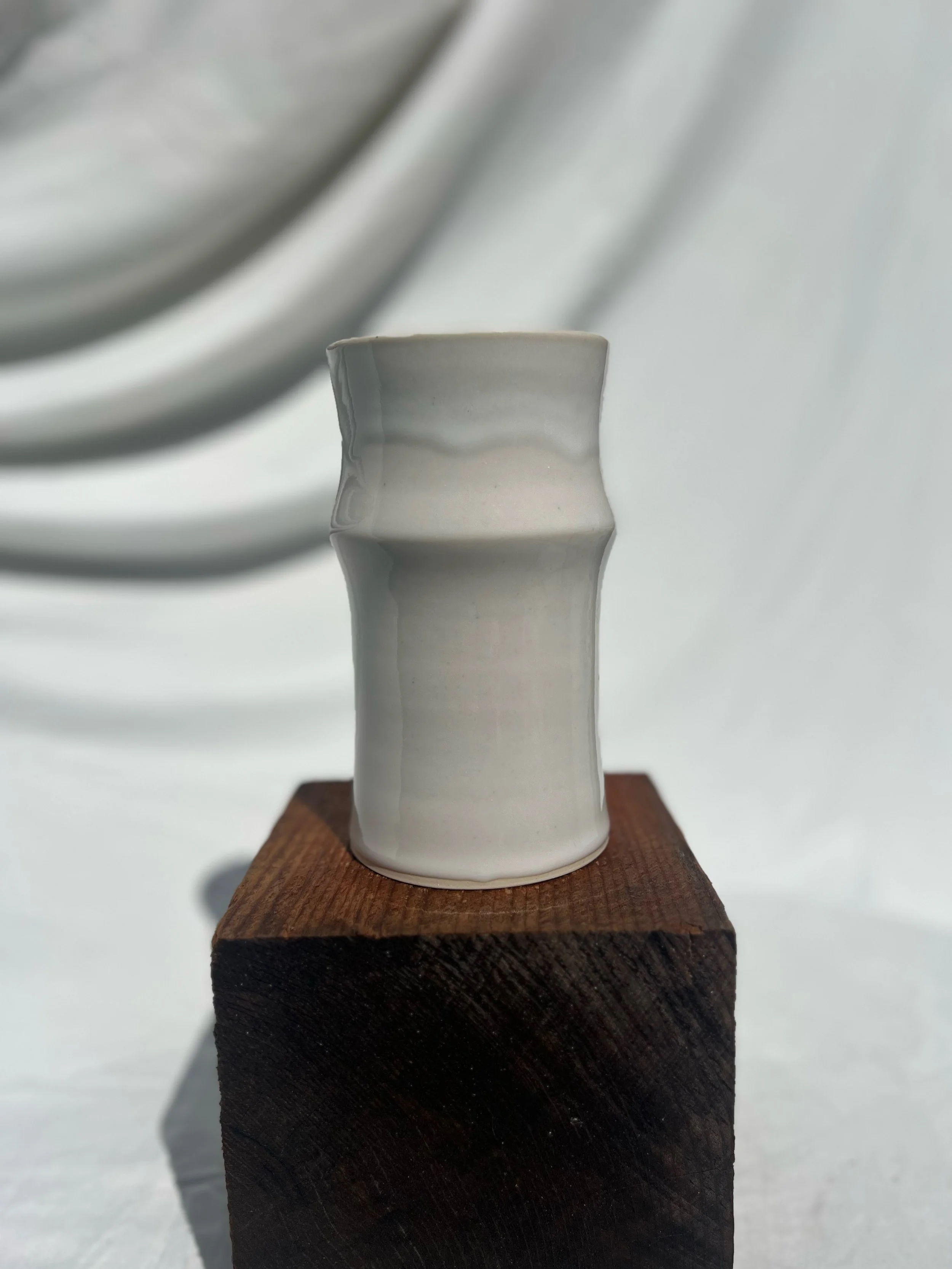 Alabaster Bamboo Vase