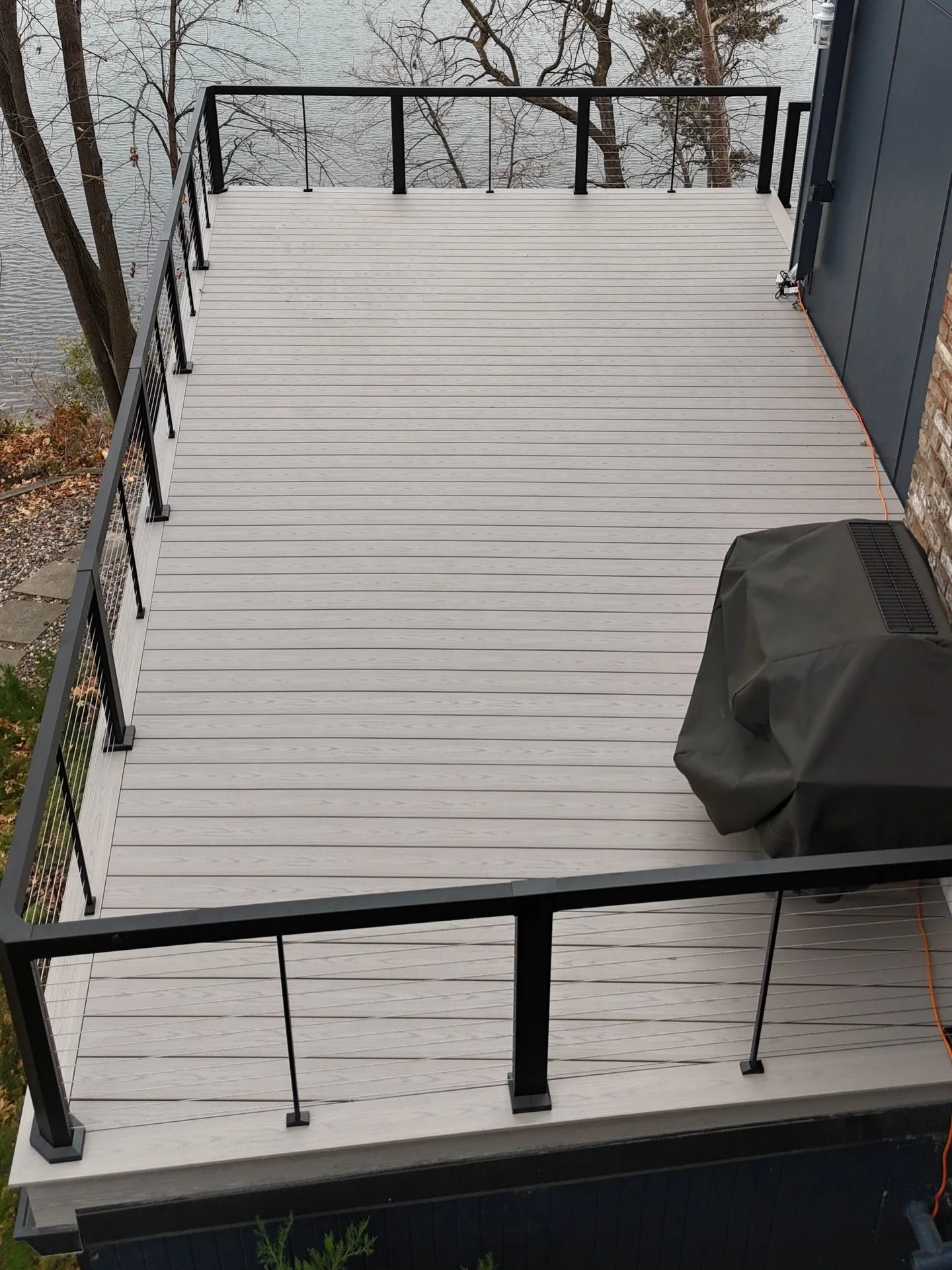 Minnesota winters don&rsquo;t mess around‼️❄️ That&rsquo;s why we build decks that can handle the snow, ice &amp; deep freeze year after year.

PVC and composite decking are engineered for the elements: ✔️ Moisture-resistant &mdash; no rotting or war