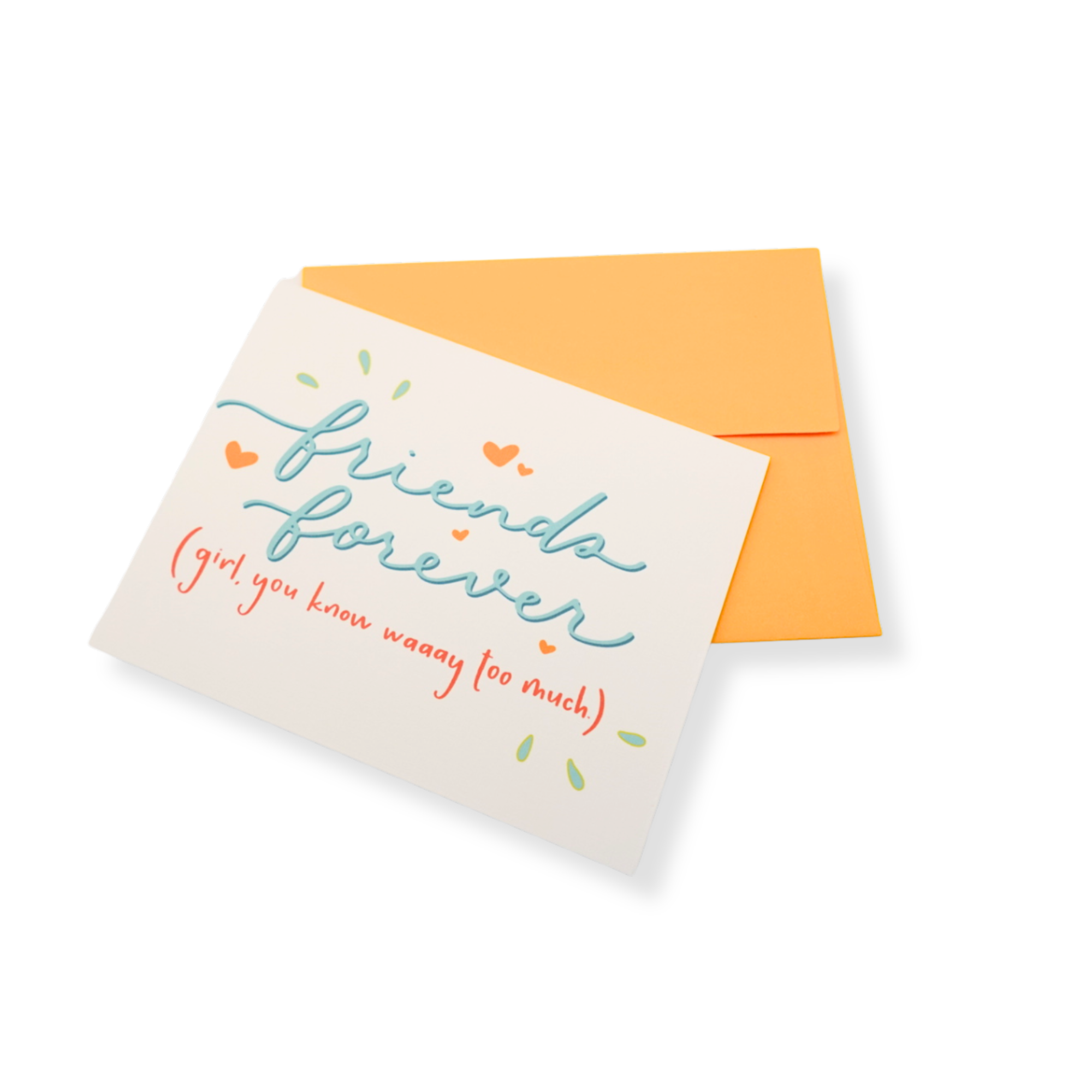 Friends Forever Funny Recycled Greeting Card.png