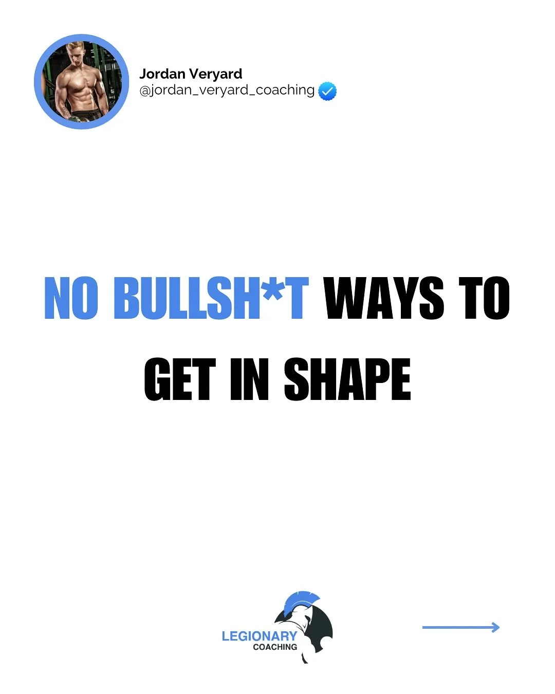 No rubbish, just do these and you will improve your physique

No work around, just straight no bullsh*t recommendations on how to improve physically and mentally

The most important to take away from this is consistency

So many give up after a few w