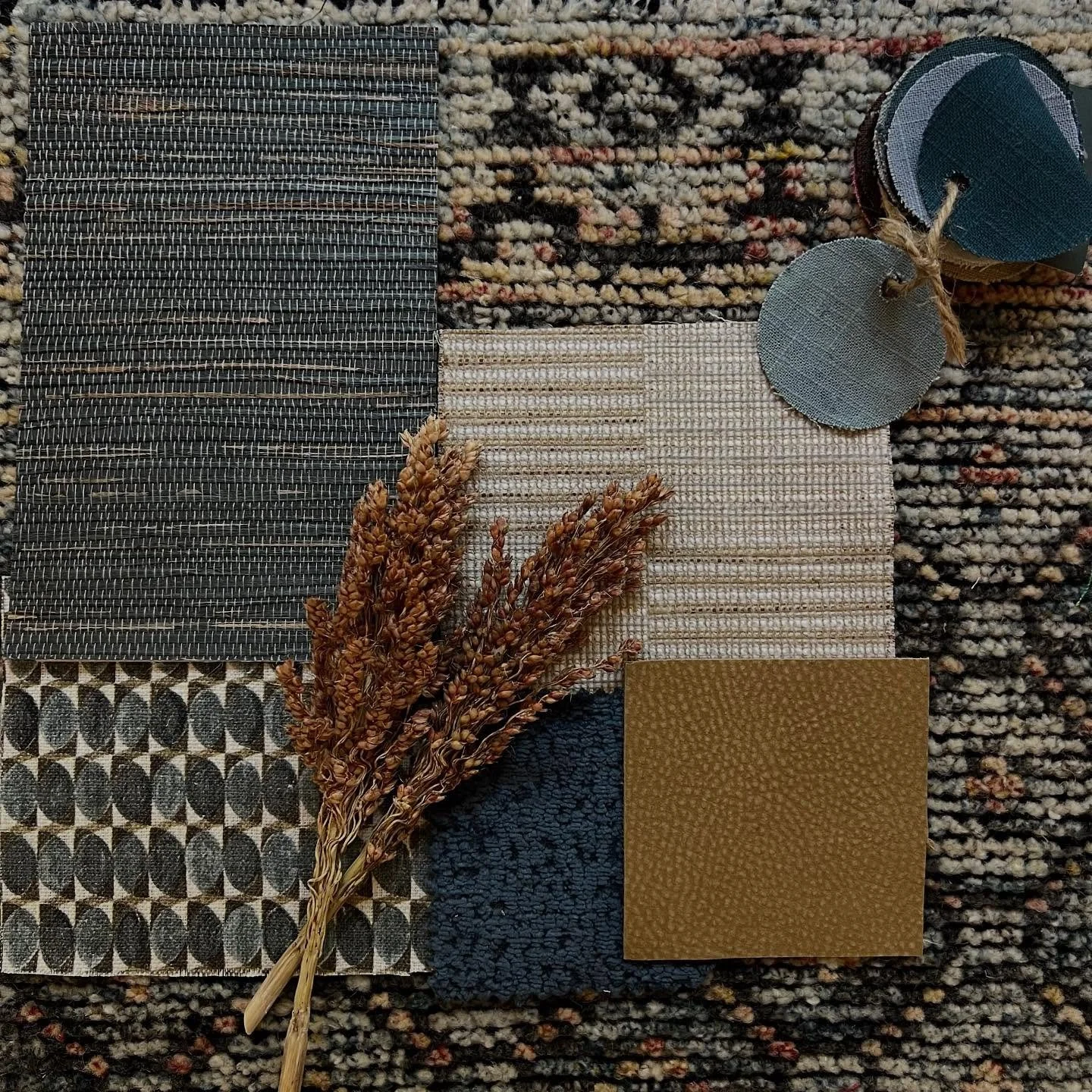 Our creative gears are spinning 💞 It&rsquo;s a fun day when the samples arrive and we can share our vision with our clients. Nothing compares to seeing textures and colors in person!