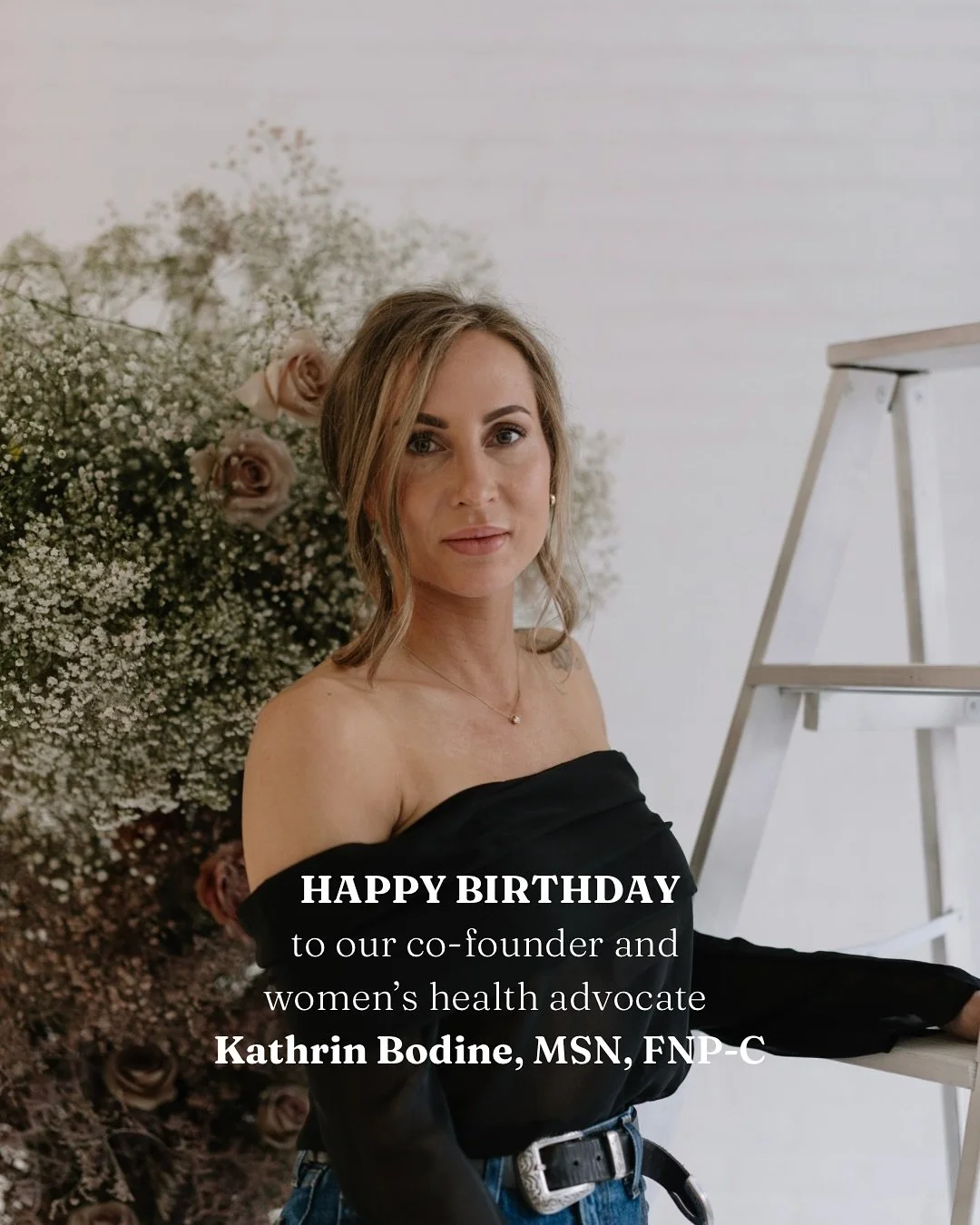 Happy Birthday to Kathrin Bodine, MSN, FNP-C &mdash; co-founder of Bloom Women&rsquo;s Health, dedicated nurse practitioner, and champion for women&rsquo;s wellness. 💐✨

Kathrin brings not only her clinical knowledge but also her warmth, thoughtfuln
