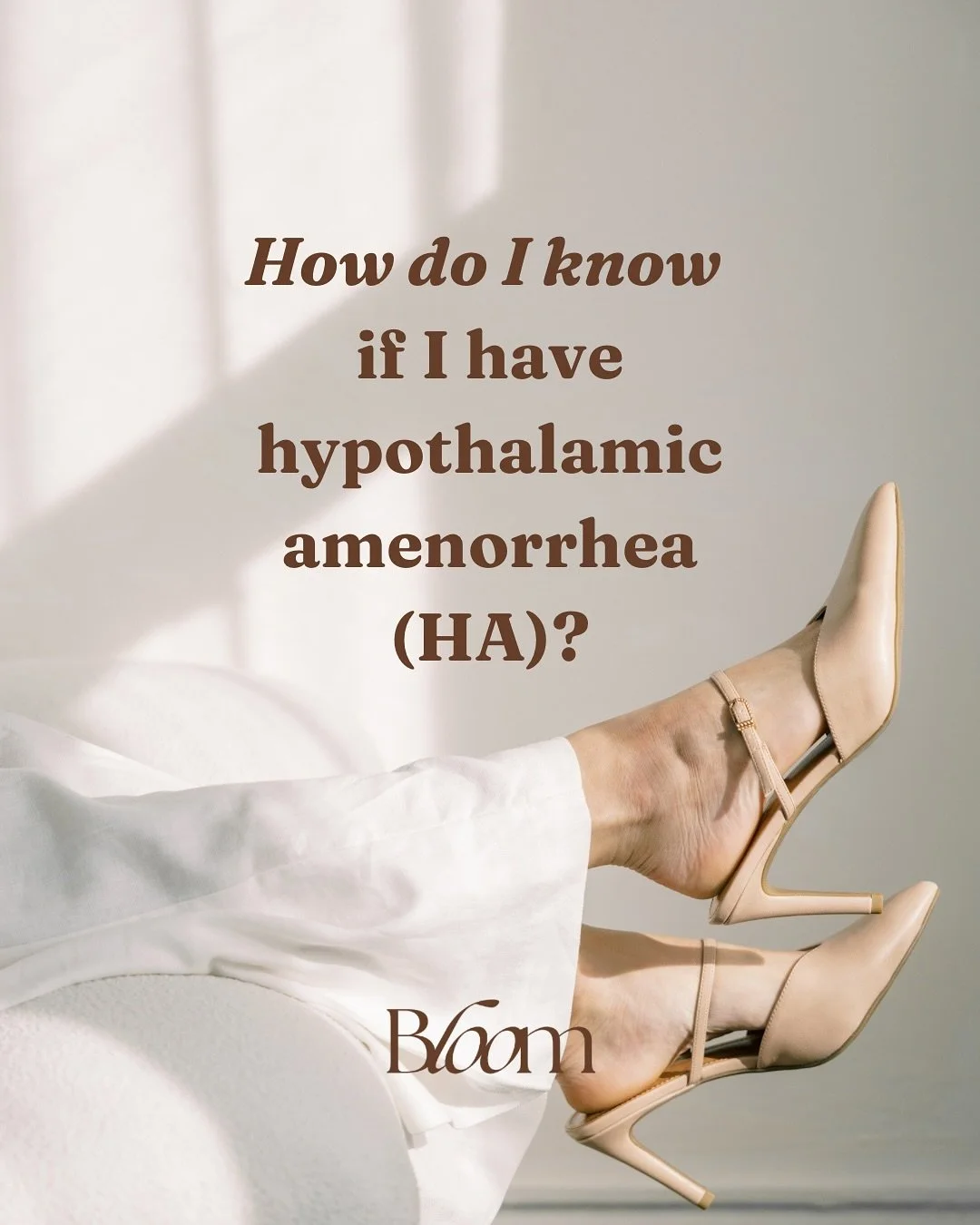 Hypothalamic Amenorrhea (HA) is one of the most commonly overlooked reasons for irregular or missing periods.

Here&rsquo;s what to know:
1️⃣ Symptoms: Absent or irregular periods, low energy, fatigue, hair loss, low libido, or difficulty conceiving.
