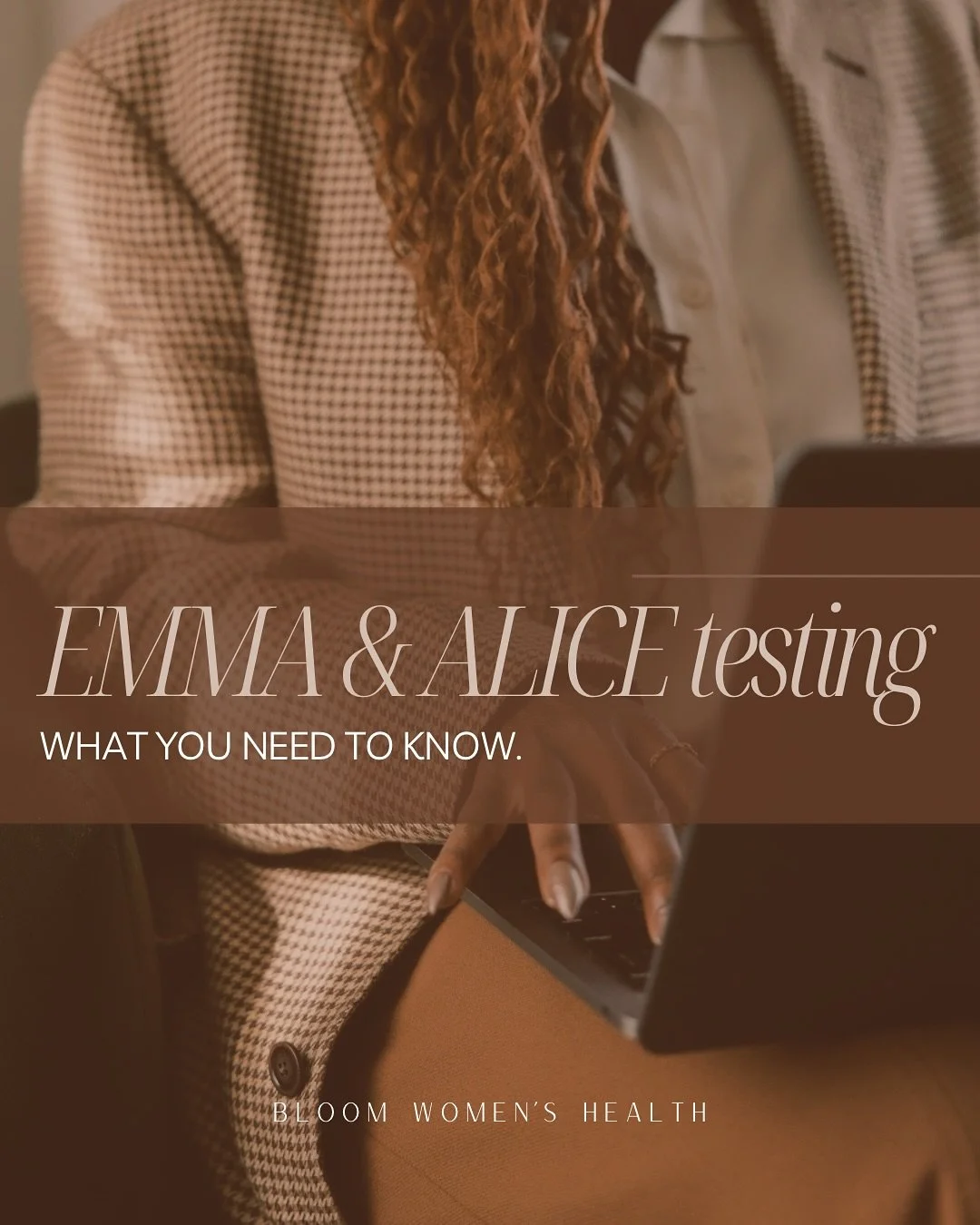 Fertility is more than just timing and labs&mdash;it&rsquo;s also about your endometrial health.

We&rsquo;re excited to now offer EMMA &amp; ALICE testing at Bloom &mdash;cutting-edge diagnostics that evaluate your endometrial microbiome and screen 