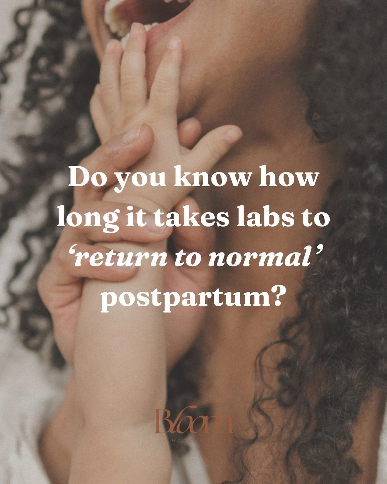 Here&rsquo;s the truth: there is no universal timeline &mdash; because postpartum recovery is not one-size-fits-all.

At Bloom, we don&rsquo;t rush your body or compare your healing to outdated benchmarks. Hormones, iron stores, thyroid function, inf