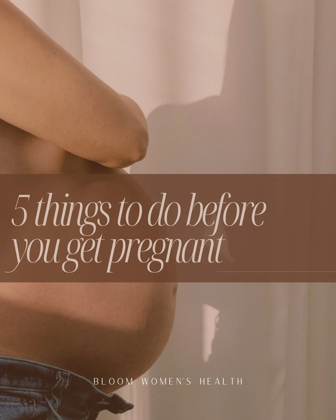 TTC in 2026? Start here👇🏽
Before you start trying to conceive, make sure you&rsquo;re preparing your whole body&mdash;not just your cycle.

Here are 5 things we recommend all women focus on before pregnancy:

1️⃣ Regulate blood sugar
2️⃣ Lower chro