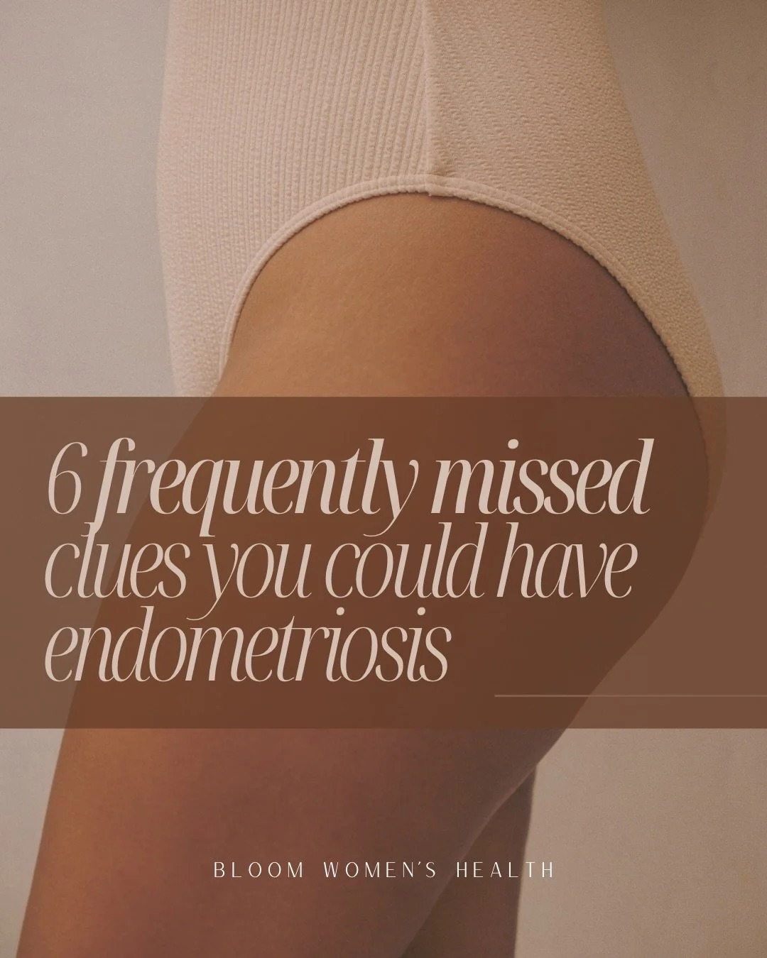 Endometriosis is one of the most underdiagnosed conditions in women&rsquo;s health.

On average, it takes 7&ndash;10 years for patients to receive a diagnosis.

During that time many women are told their symptoms are &ldquo;normal&rdquo; or are misdi