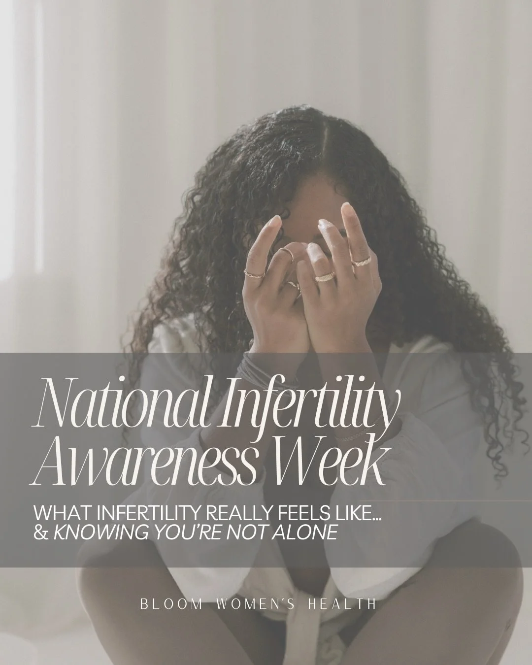 National Infertility Awareness Week 🤎

Infertility is more than a diagnosis&mdash;it&rsquo;s an experience that touches every part of your life.

The waiting.
The unknown.
The feeling of being dismissed or told everything is &ldquo;normal&rdquo; whe