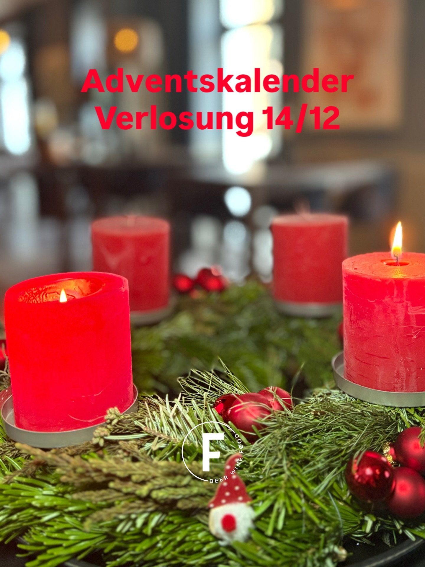 🎄 Adventskalender-Verlosung | 14.12. um 18 Uhr 🎁
Heute wartet hinter dem T&uuml;rchen ein 25 &euro; Friends Gutschein auf dich! 💛

So machst du mit:
✨ Folge unserem Account Friends
✨ Like diesen Beitrag
✨ Markiere 3 Freunde, die dieses Gewinnspiel
