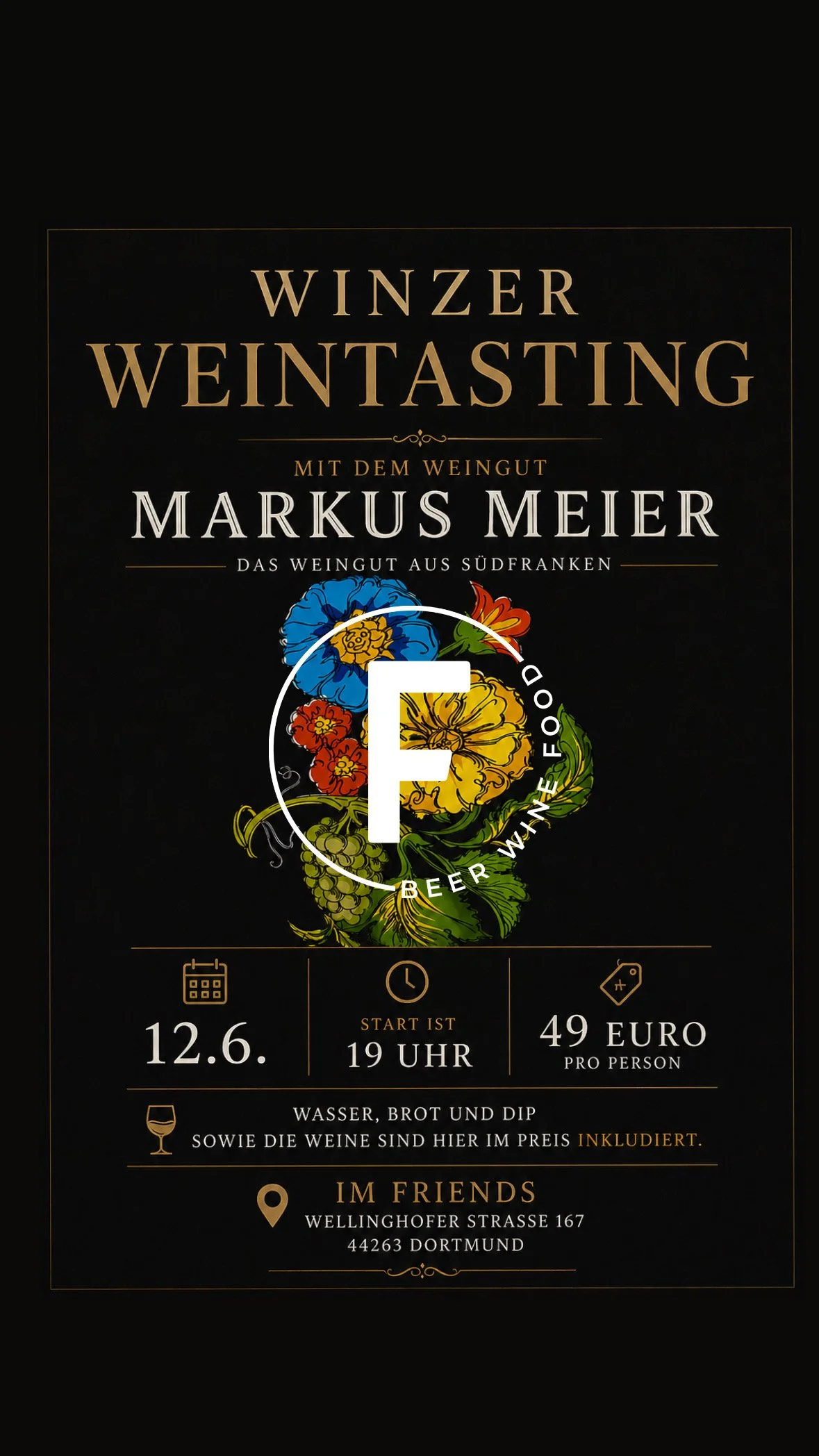 Winzer Weintasting Weingut Markus Meier 