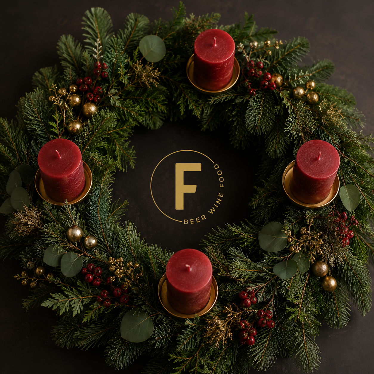 Adventskranz binden 