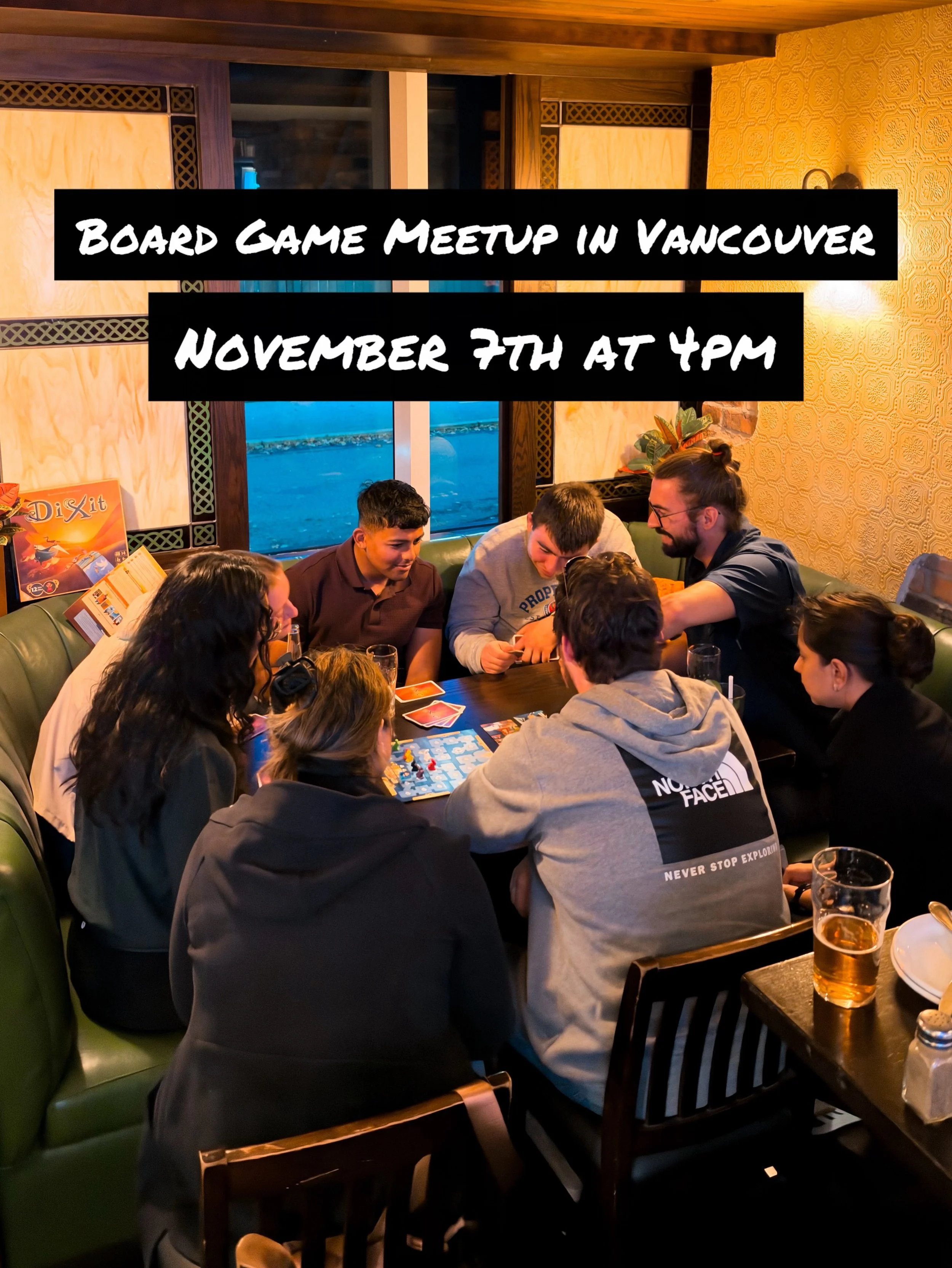 Come join another fun board game meetup on November 7th at 4pm. Sign up through the link in bio 🔗 and meet some fun new people while playing games! Food and drinks are for purchase to make it even more fun! We will play for a couple of hours and fin