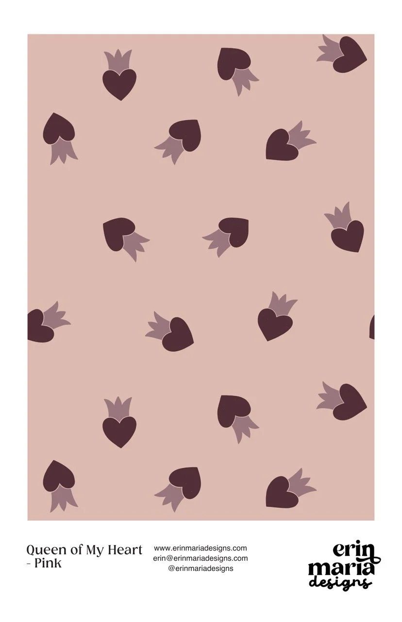 Queen of My Heart - Pink Large.jpeg