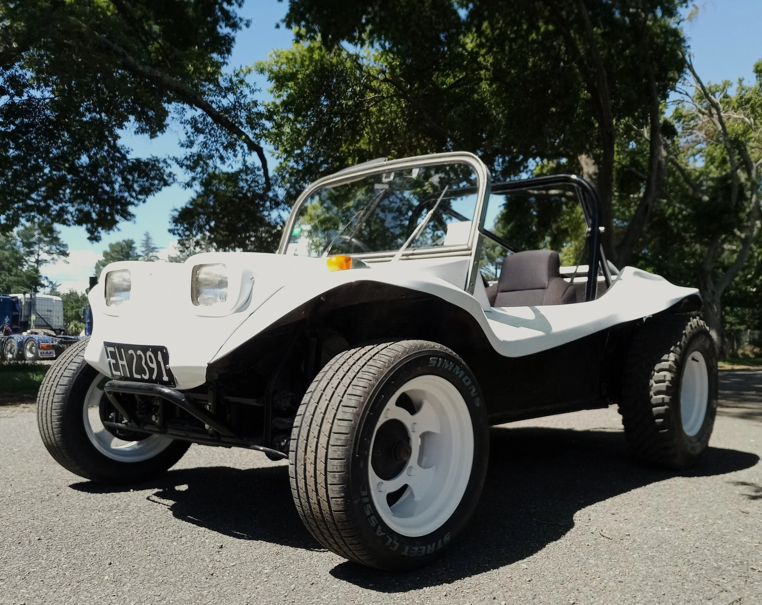 VW, Buggy, Corvair, In The Barn, Wairarapa, NZ, Restore, Classic Car, Dune Buggy, VTNZ, Pearl Paint, Upholstery, Mechanical Repairs, Wedding Car, NZ Classic Car Magazine,  Rebuild, Gearbox Replacement, 