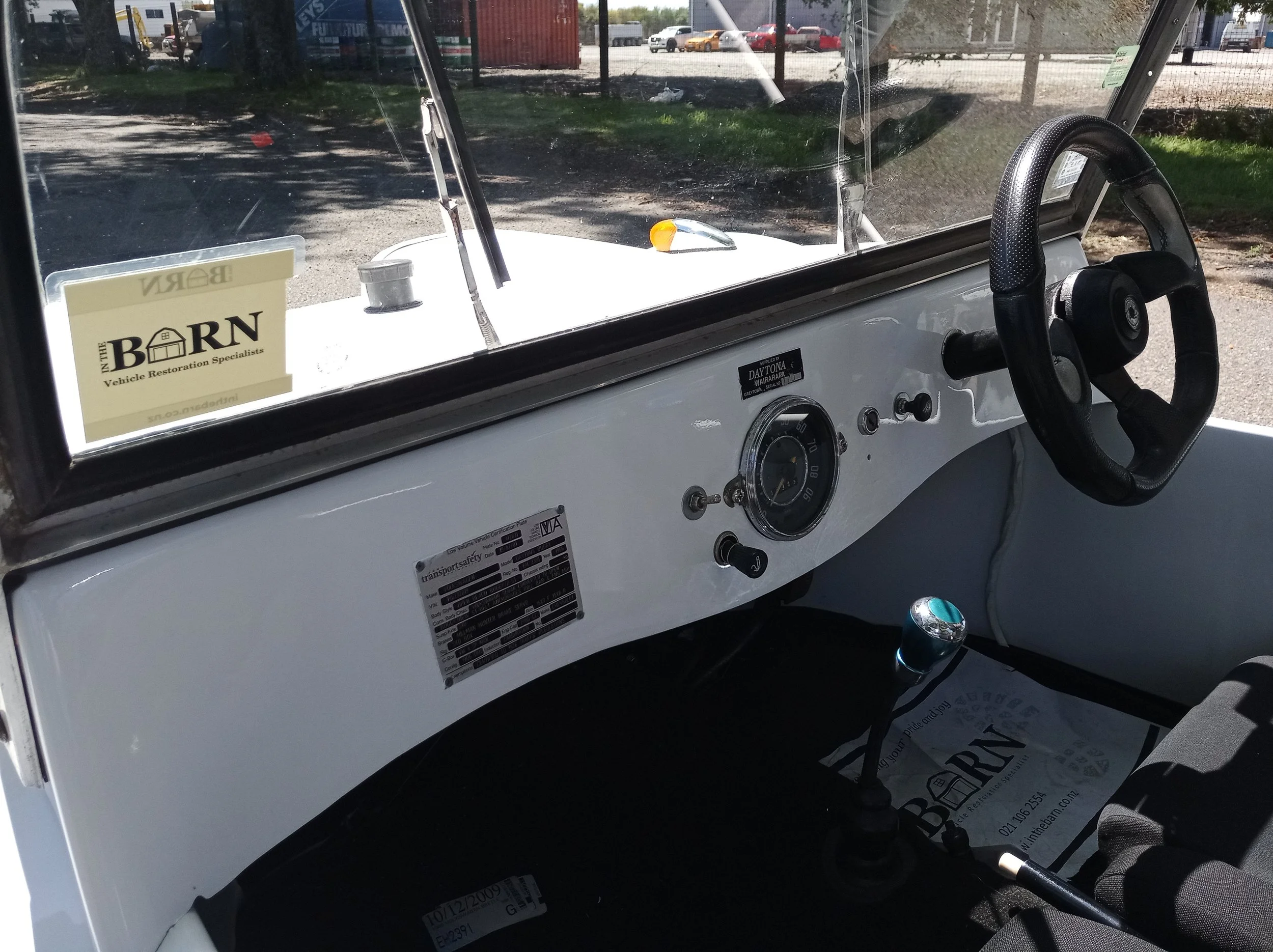 VW, Buggy, Corvair, In The Barn, Wairarapa, NZ, Restore, Classic Car, Dune Buggy, VTNZ, Pearl Paint, Upholstery, Mechanical Repairs, Wedding Car, NZ Classic Car Magazine,  Rebuild, Gearbox Replacement, 