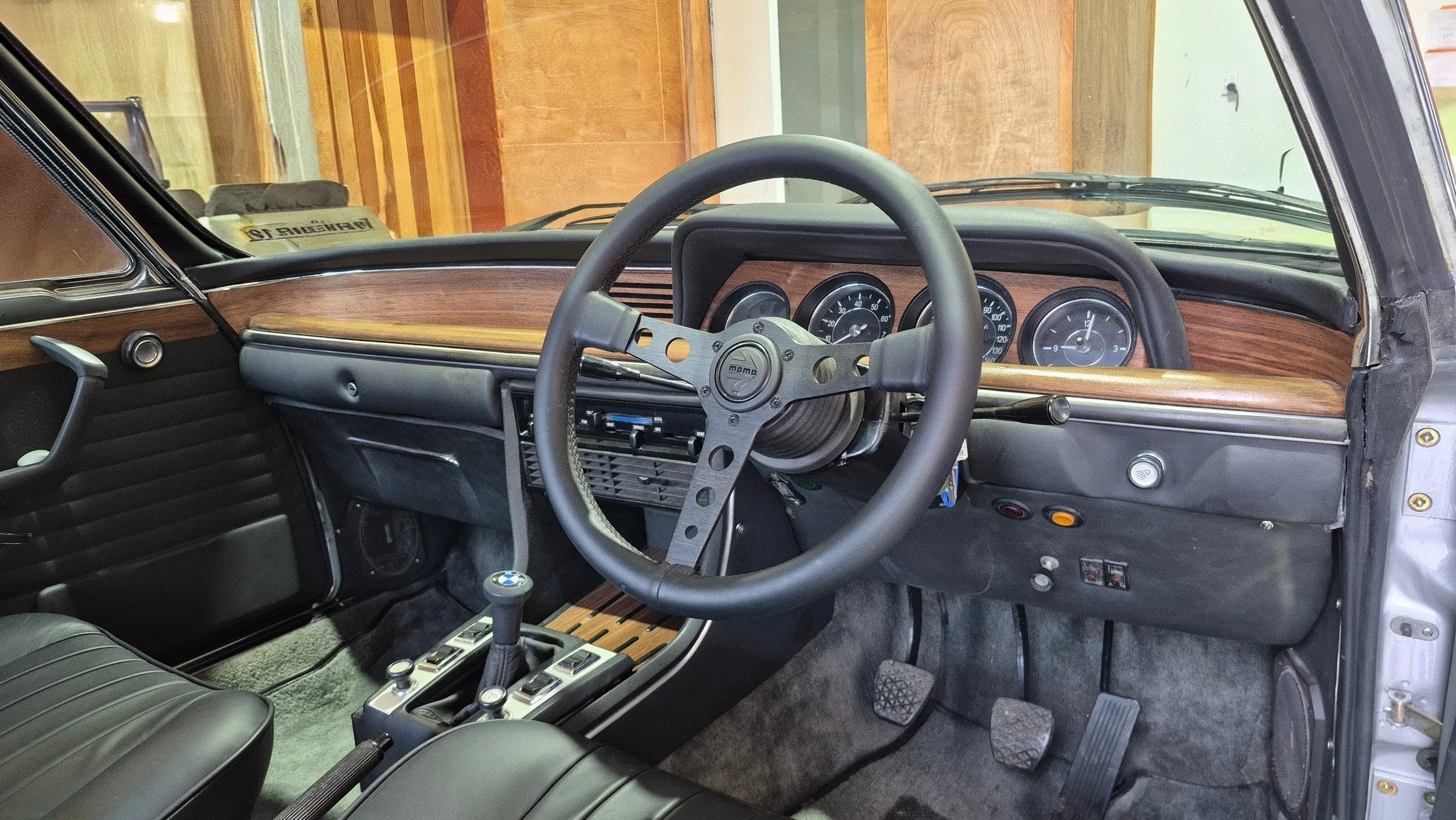 BMW E9 - CS, In The Barn, Wairarapa, NZ, Classic Car restoration, Vintage, Sportscar, Weber, Manual Conversion, 