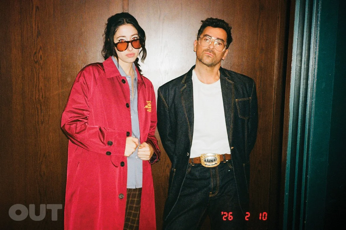 OUT Magazine March/April 2026
Dan Levy & Taylor Ortega by Sam Waxman