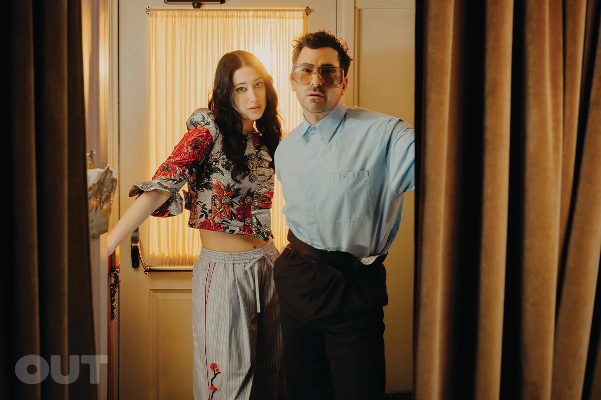 OUT Magazine March/April 2026
Dan Levy & Taylor Ortega by Sam Waxman