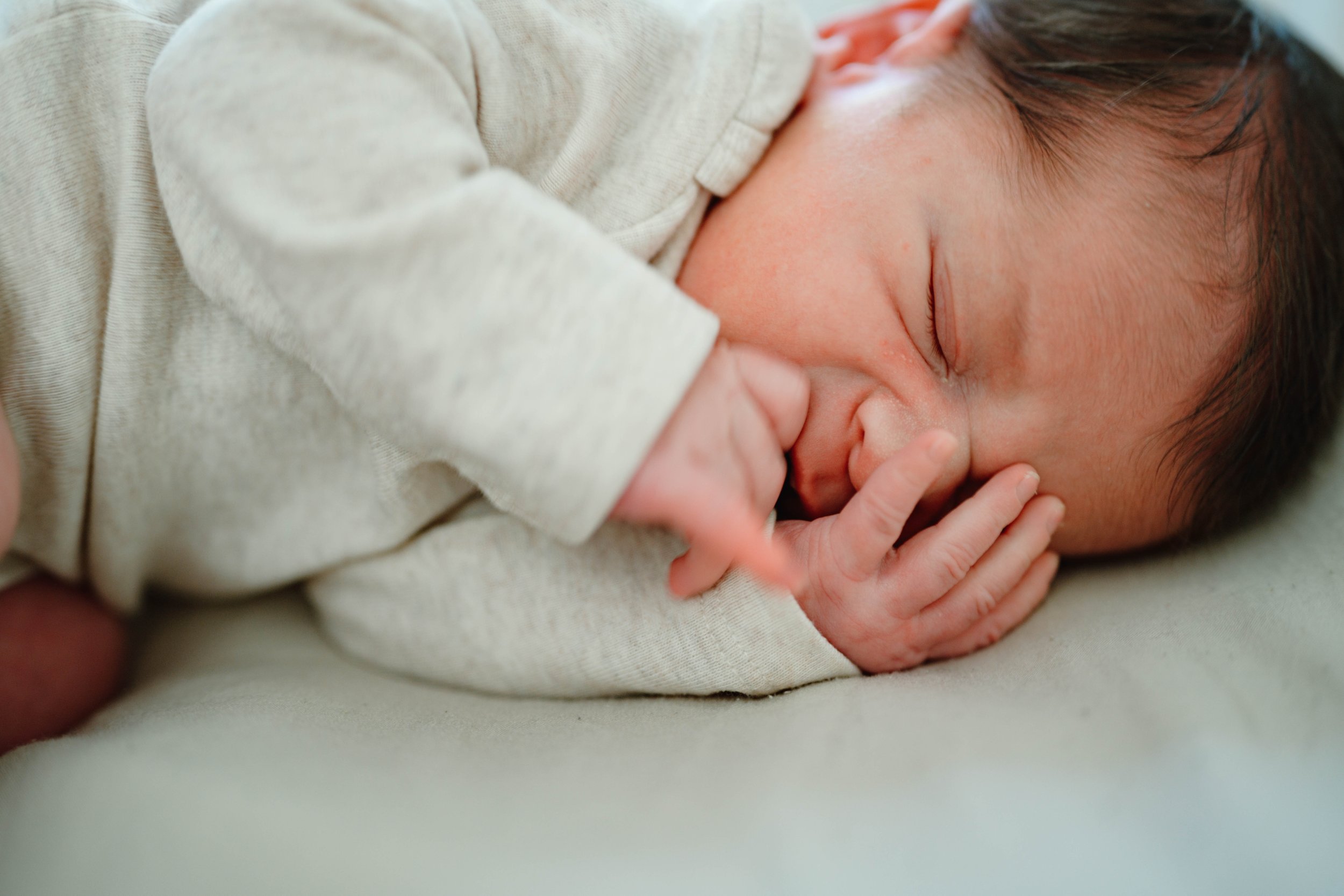 St. Leonard, MD, In home newborn photo session
