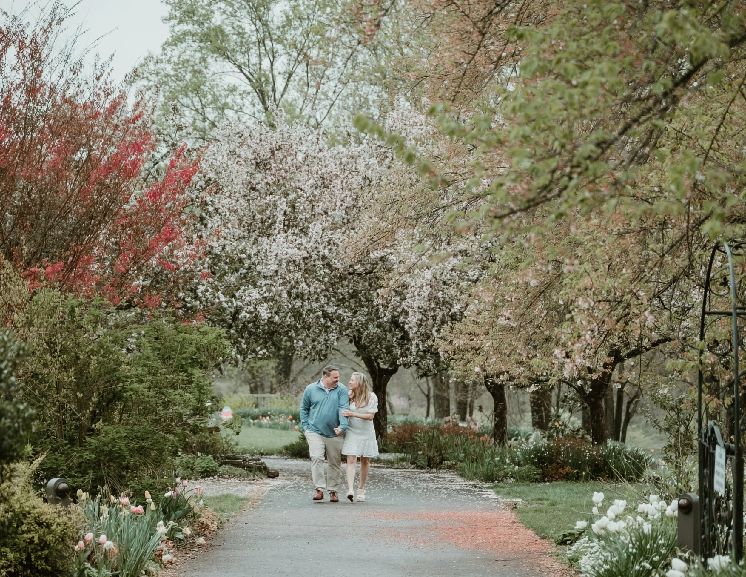 Erin + Jeff Meadowlark Botanical Garden Engagement Session - Northern Virginia Engagement Session
