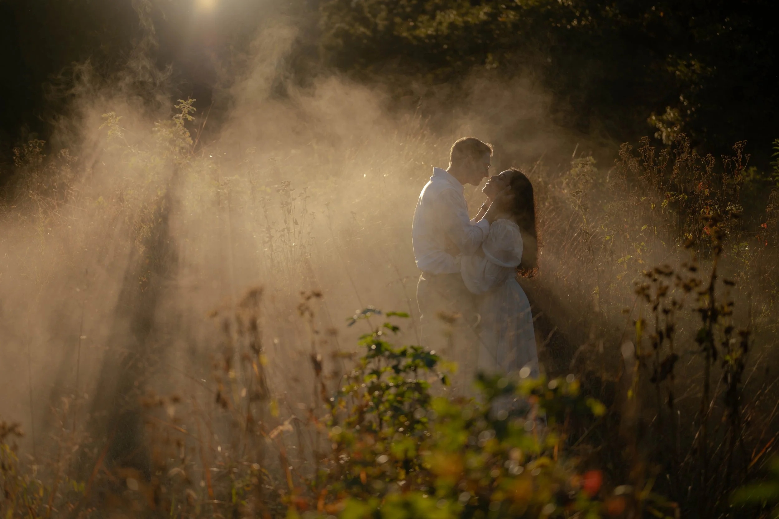Elizabeth + Christian | A Romantic, Film-Inspired Engagement Session in Southern Maryland