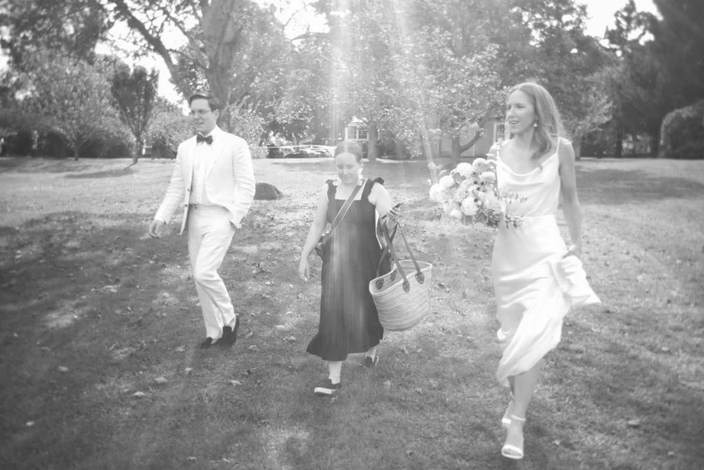 Couple are coming with guests.