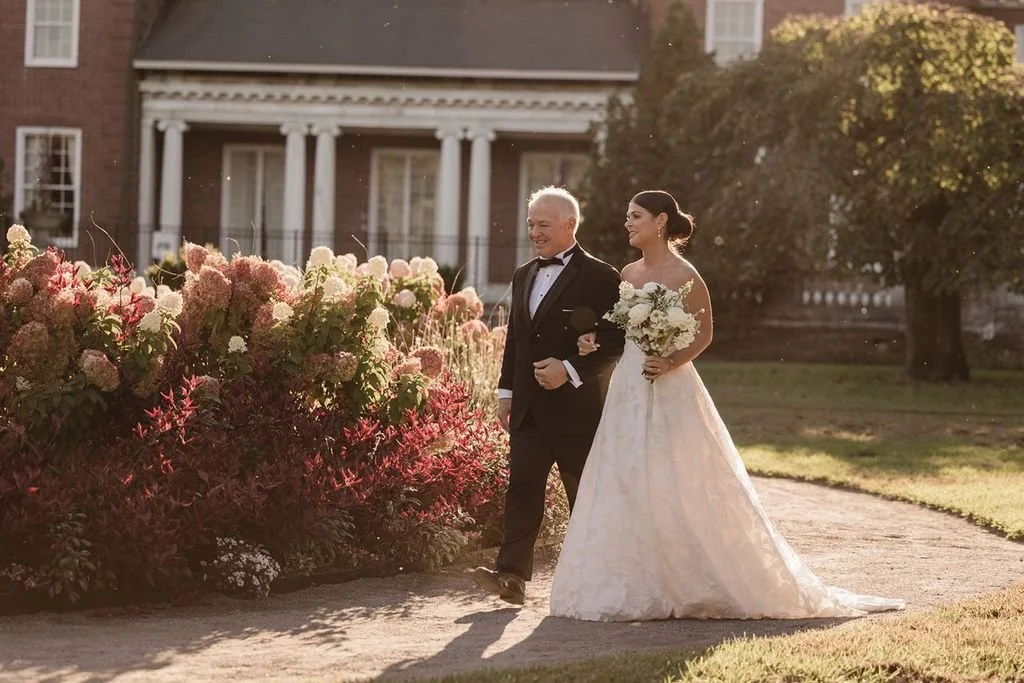 Couple with holding flowers