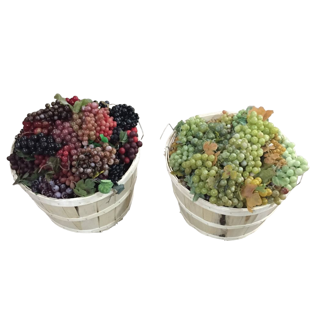 Red & Green Grape Basket