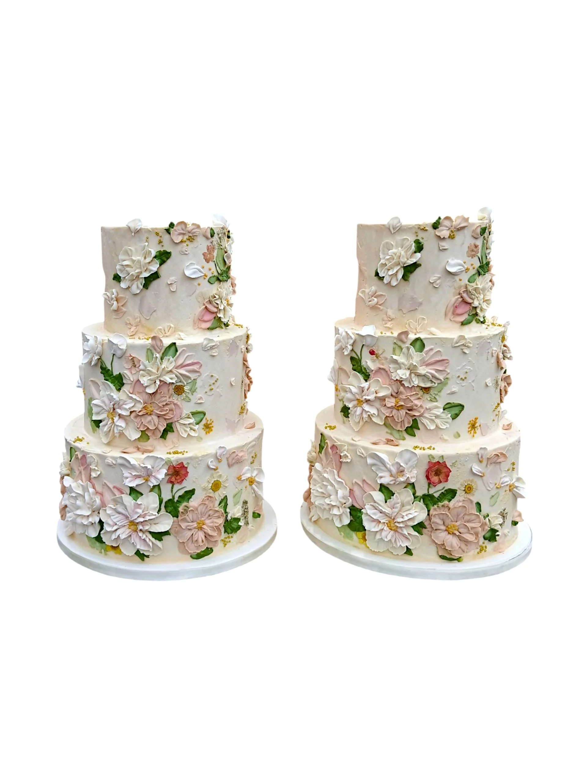 Wedding Flower Cake 3 Tier