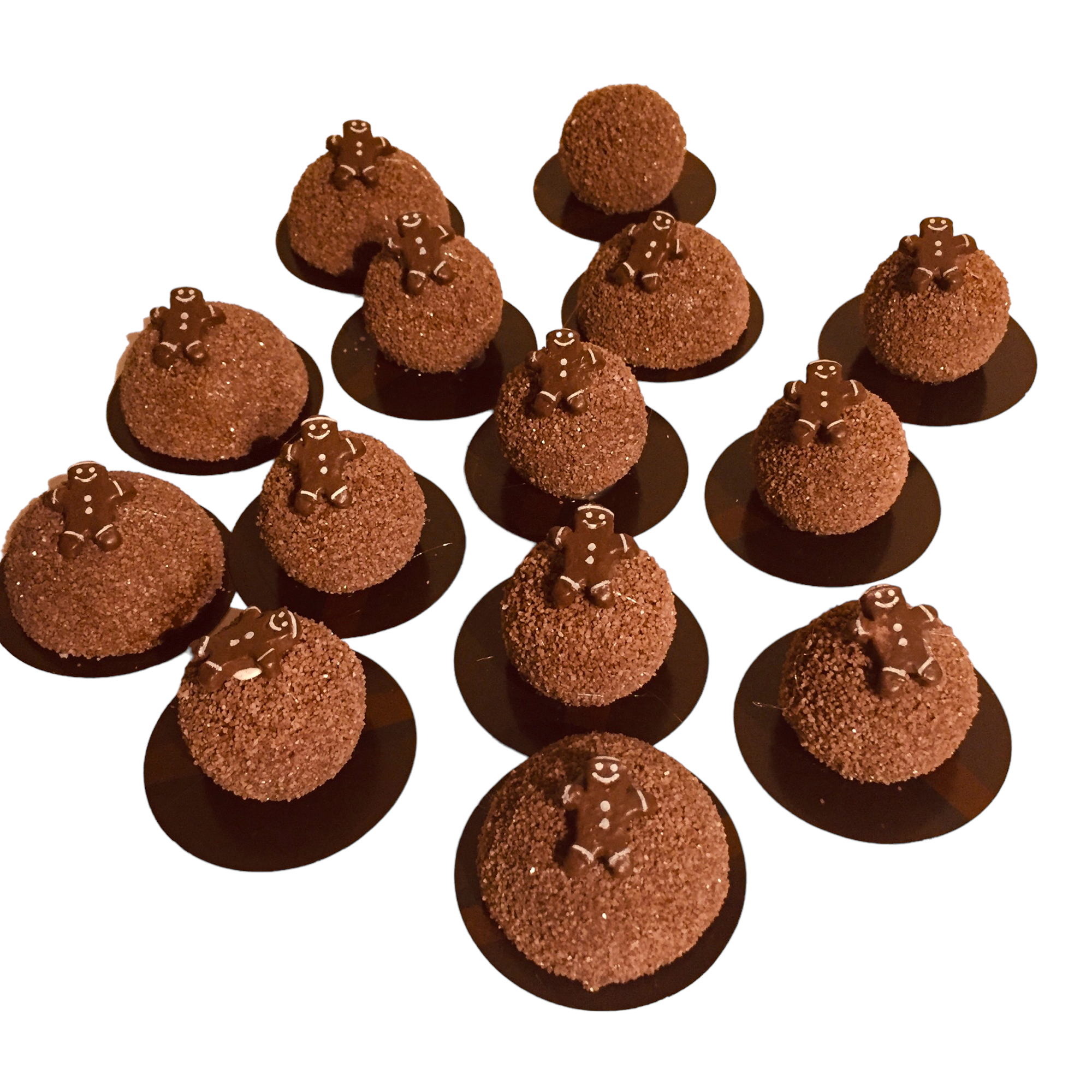 Chocolate Mounds Dusted