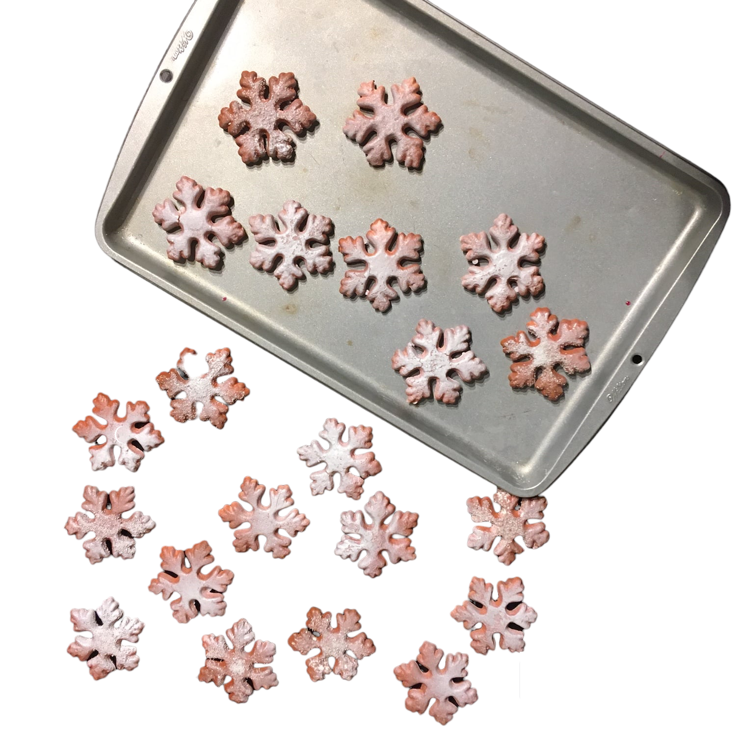 Small Snowflake Cookies