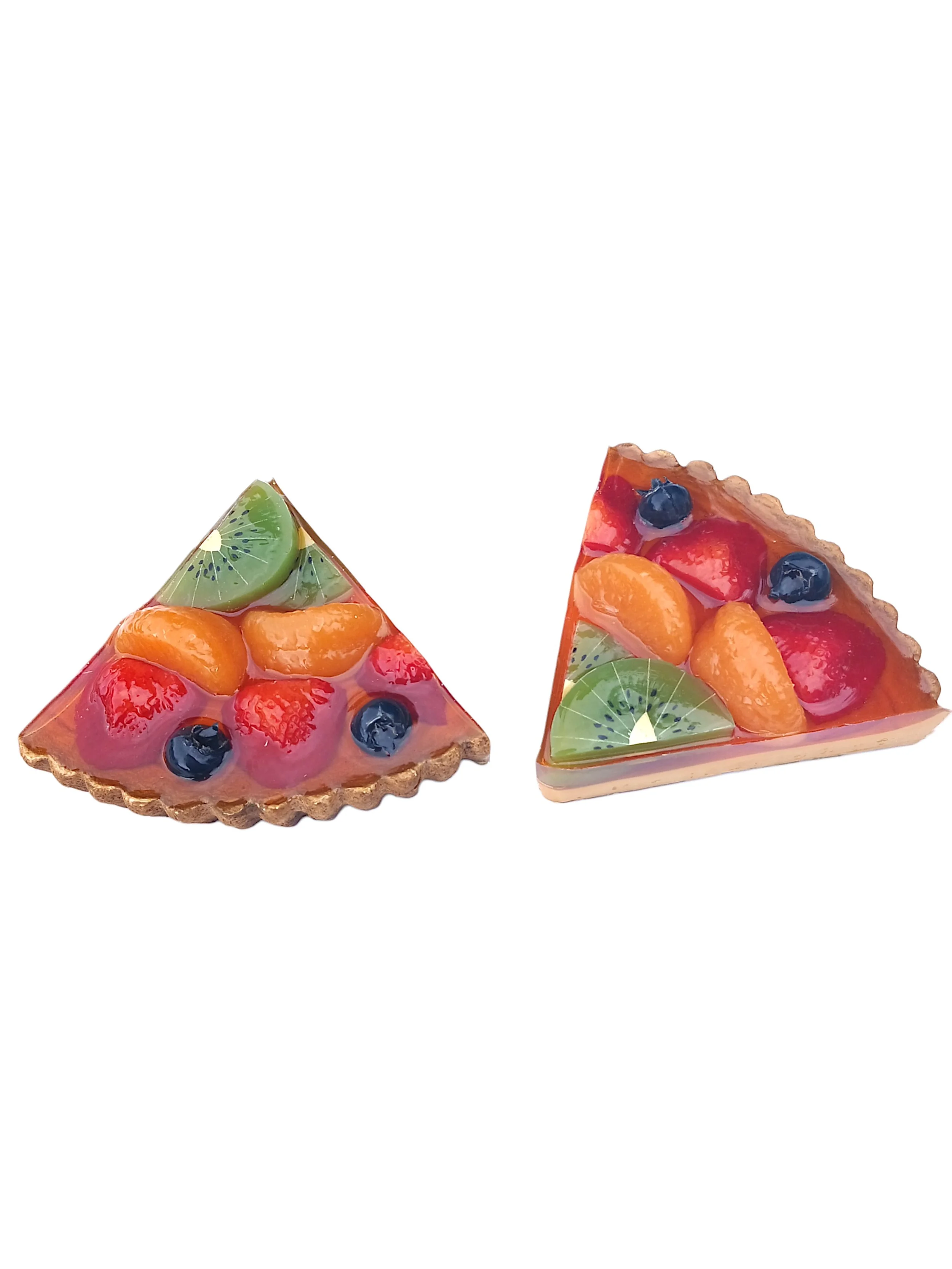 Pie Slice Fruit Flan