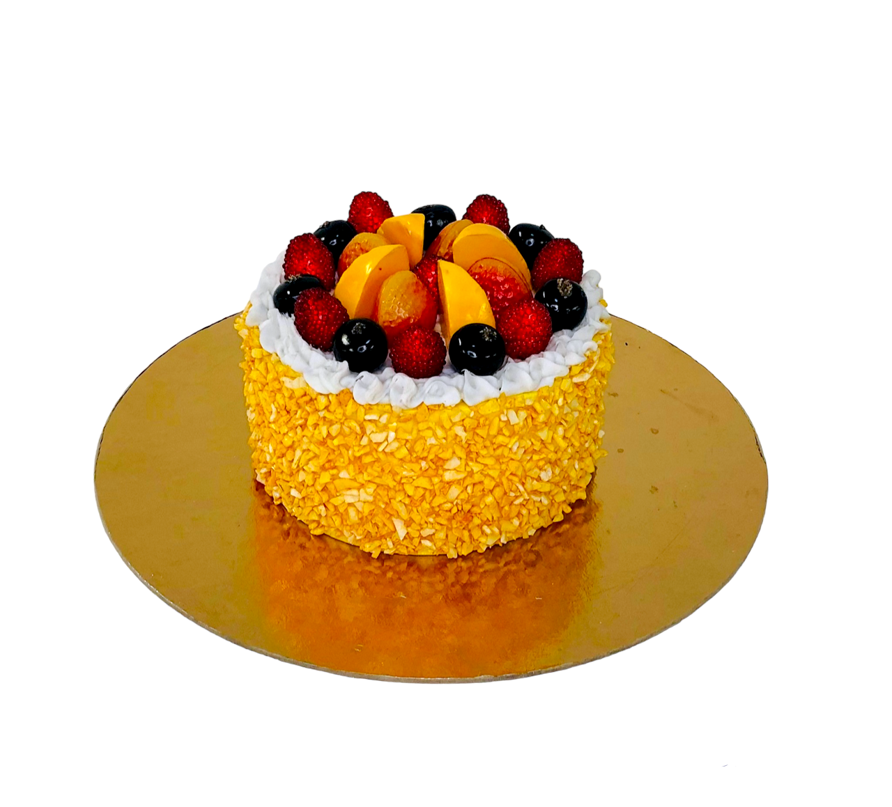Cake Peach Berries